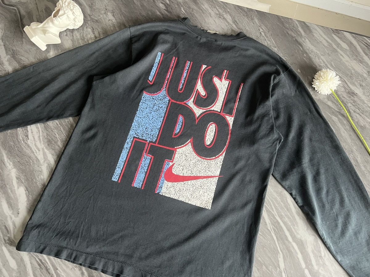 Nike Nike : Just Do it Korea Long Sleeve Distressed Size US L / EU 52-54 / 3 - 1 Thumbnail