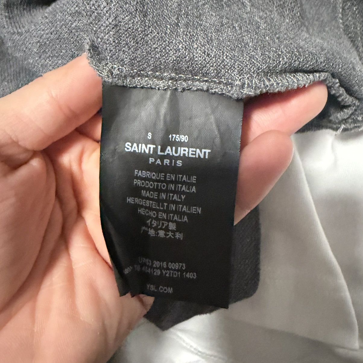 Saint Laurent Paris Saint Laurent Multi Patch Polo Size US S / EU 44-46 / 1 - 5 Thumbnail