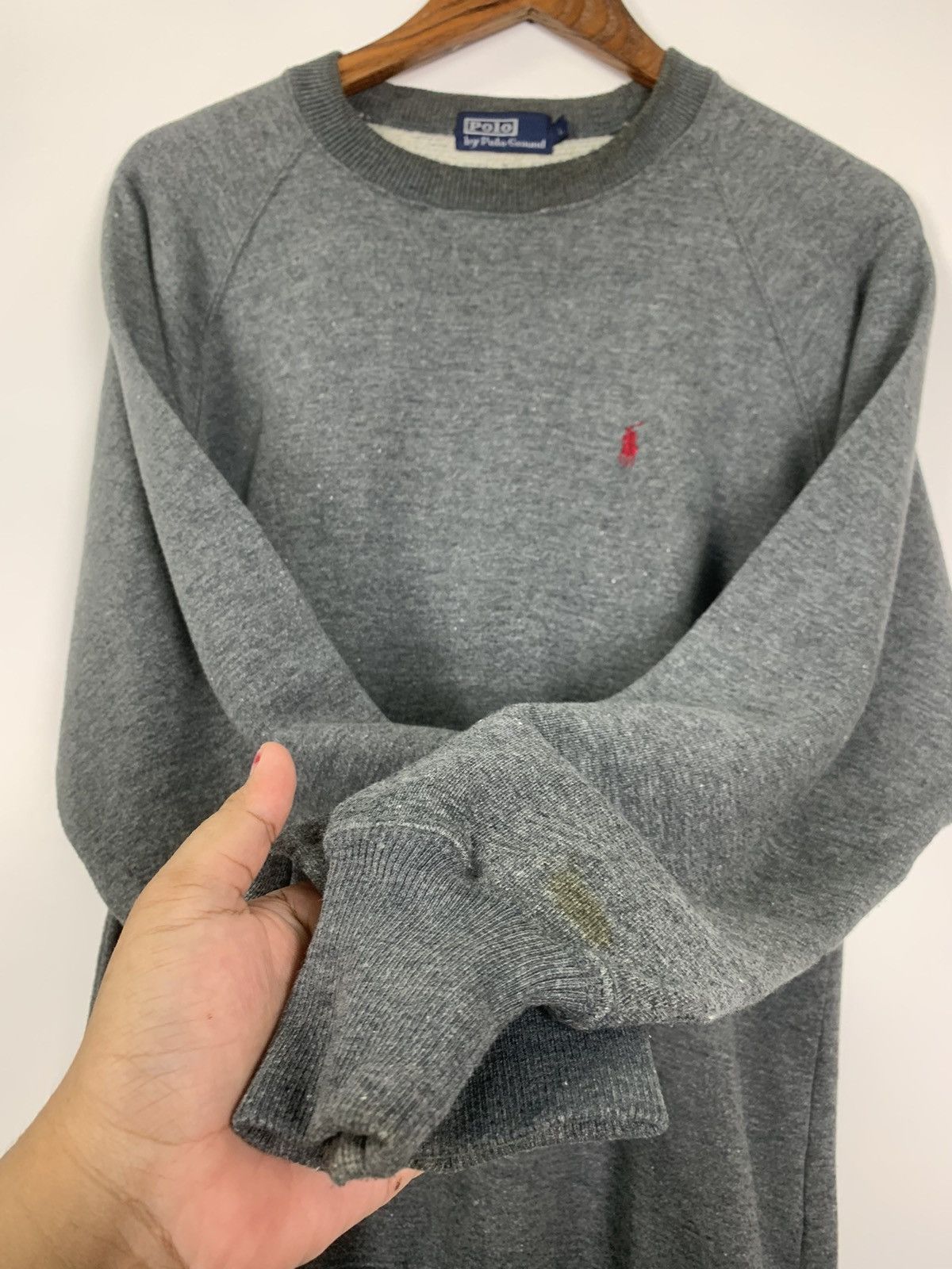 Vintage Vintage Polo Ground Sweatshirt Size US L / EU 52-54 / 3 - 6 Thumbnail