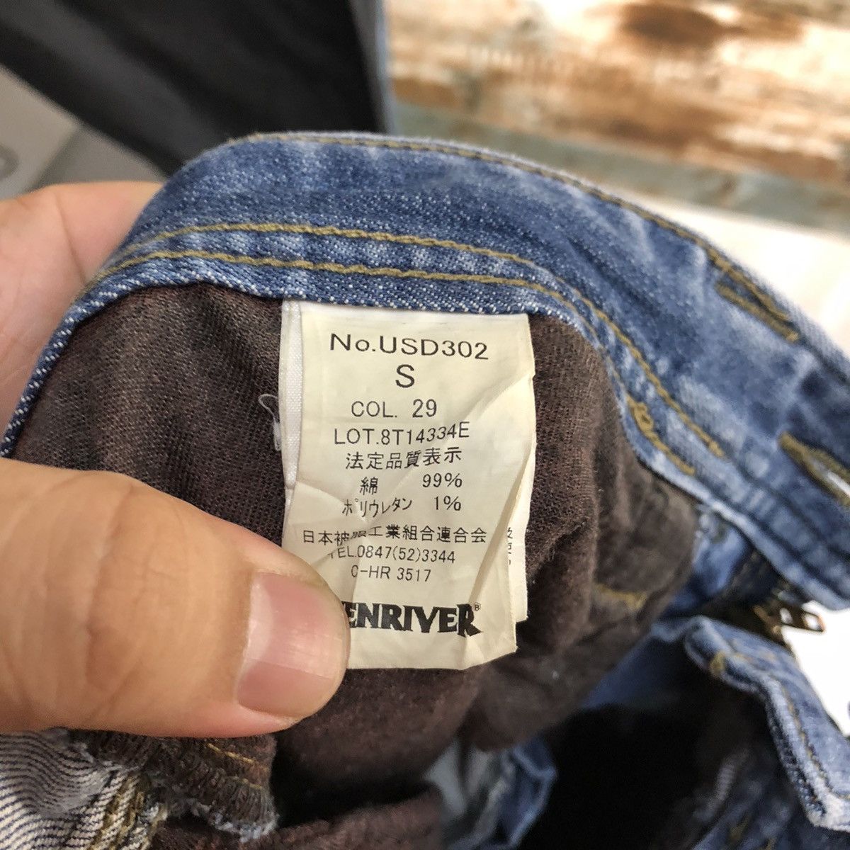Japanese Brand Even River Blue Distressed Denim Multipocket Pants #A2170 Size US 29 - 21 Thumbnail