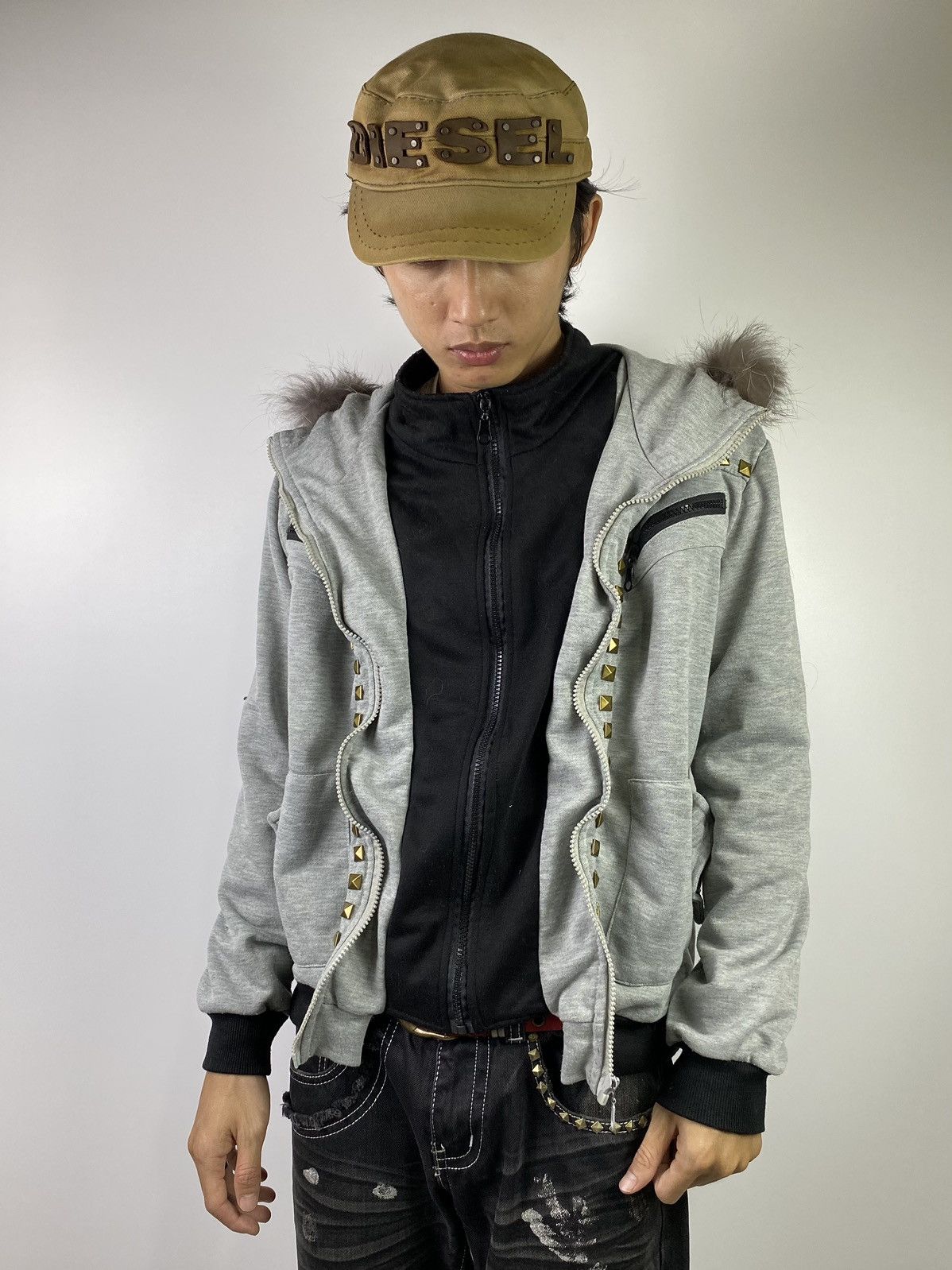 GOSTAR DE FUGA × If Six Was Nine × Japanese Brand studded fur hoodie buzz double layer ifsixwasnine style Size US M / EU 48-50 / 2 - 2 Thumbnail