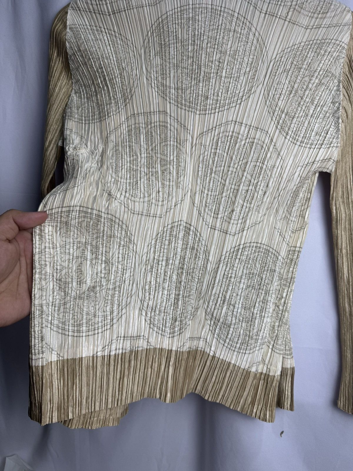 Pleats Please Issey Miyake Pleats Please Issey Miyake Cardigan Long Sleeve Size M / US 6-8 / IT 42-44 - 5 Thumbnail