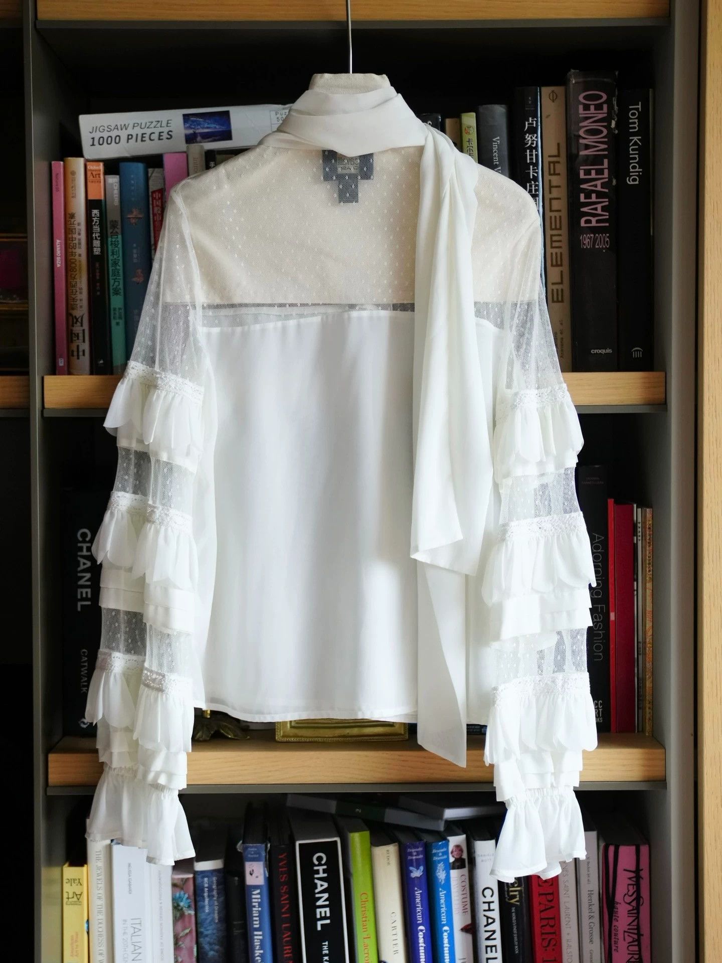 Roberto Cavalli Roberto Cavalli Jellyfish-Lace Shirt Fr38 SM Mint Size XS / US 0-2 / IT 36-38 - 6 Thumbnail