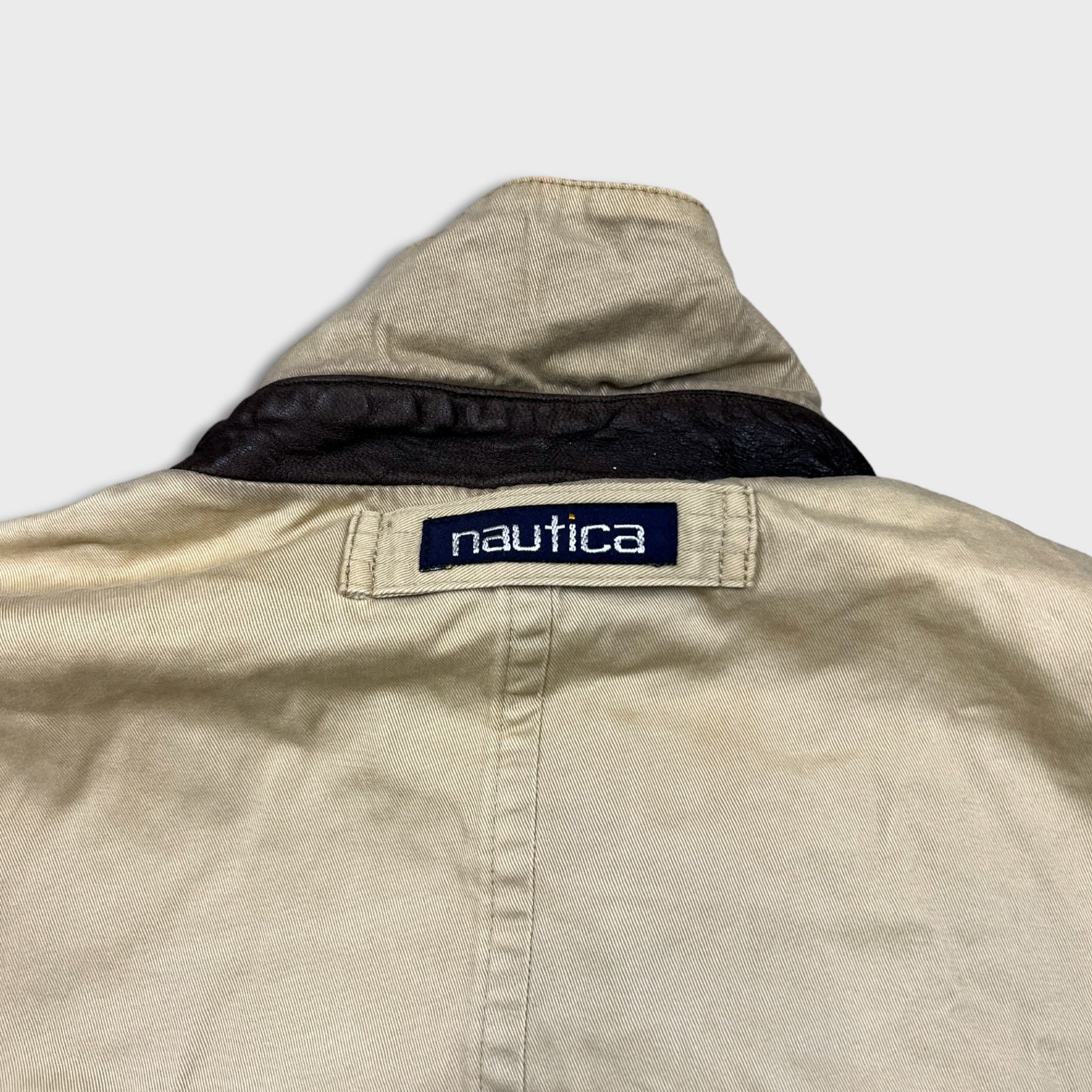 Nautica × Vintage VTG Nautica Jacket Large Full Zip Hunting Bomber 90s Coat Size US L / EU 52-54 / 3 - 8 Thumbnail