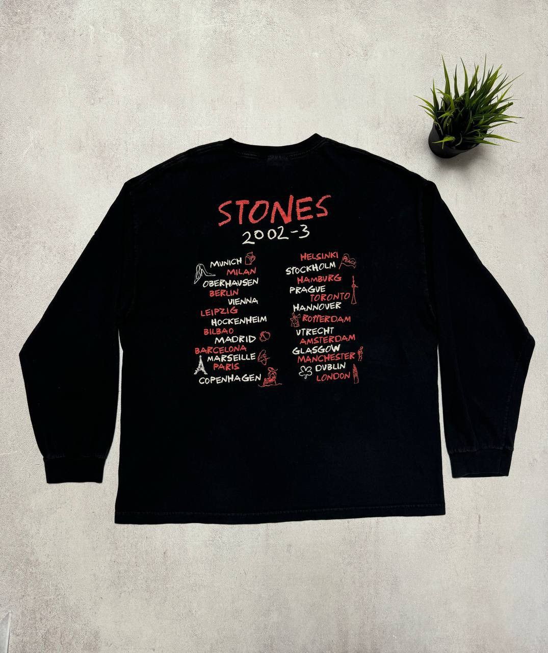 Band Tees Vintage The Rolling Stones Long Sleeve Shirt 2002-2003 tour Size US XXL / EU 58 / 5 - 7 Thumbnail