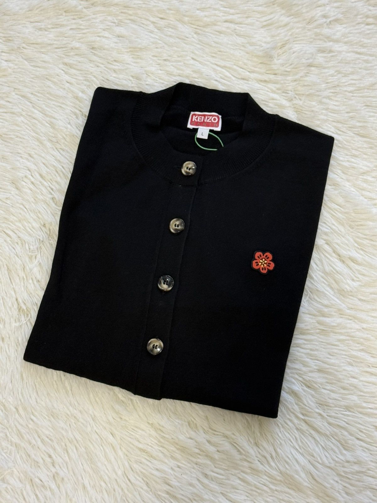 Kenzo Kenzo black long sleeve top Size US L / EU 52-54 / 3 - 1 Thumbnail