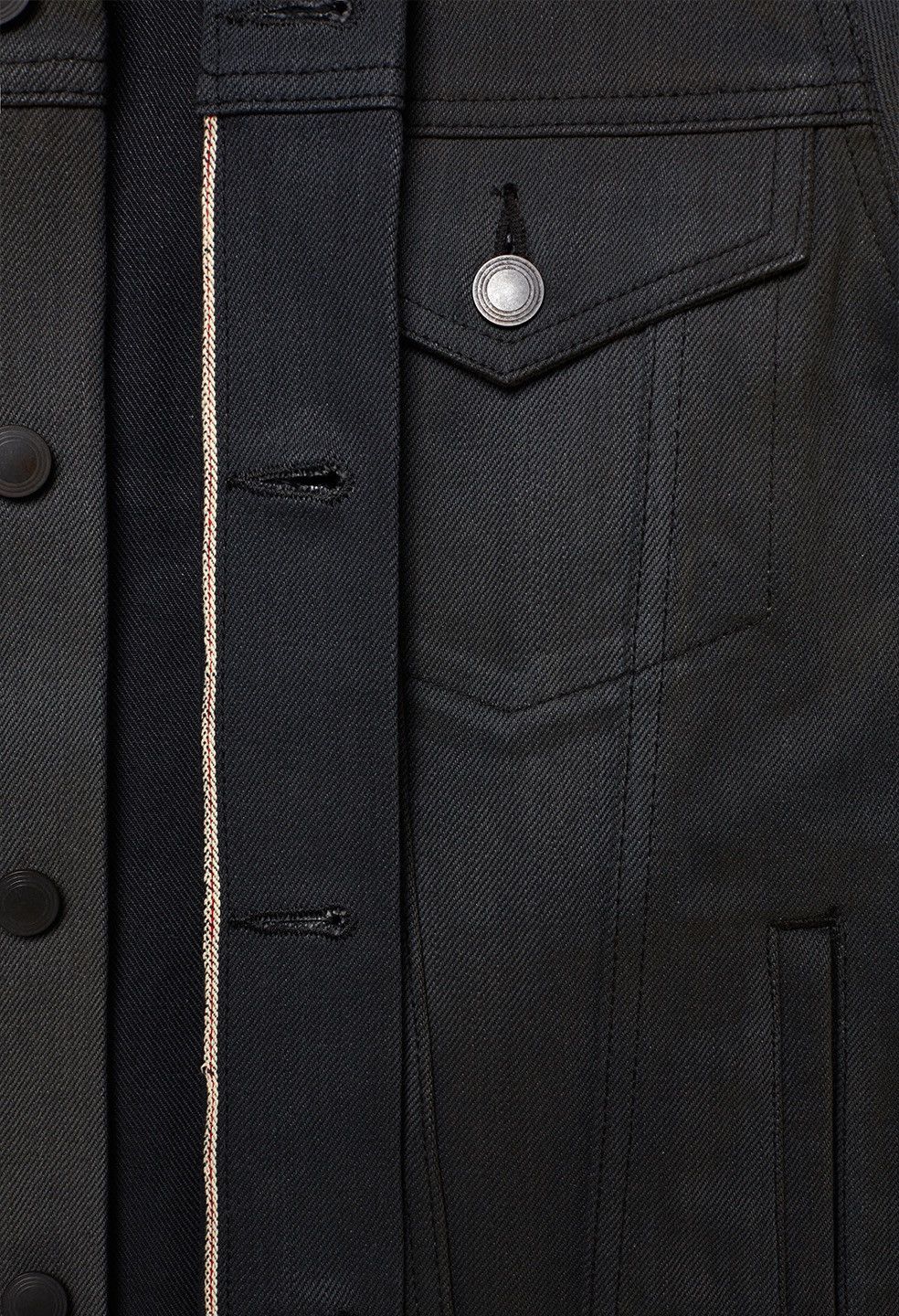 John Elliott Thumper Type III Selvedge Charcoal & Indigo Dry Process Size US XS / EU 42 / 0 - 15 Thumbnail