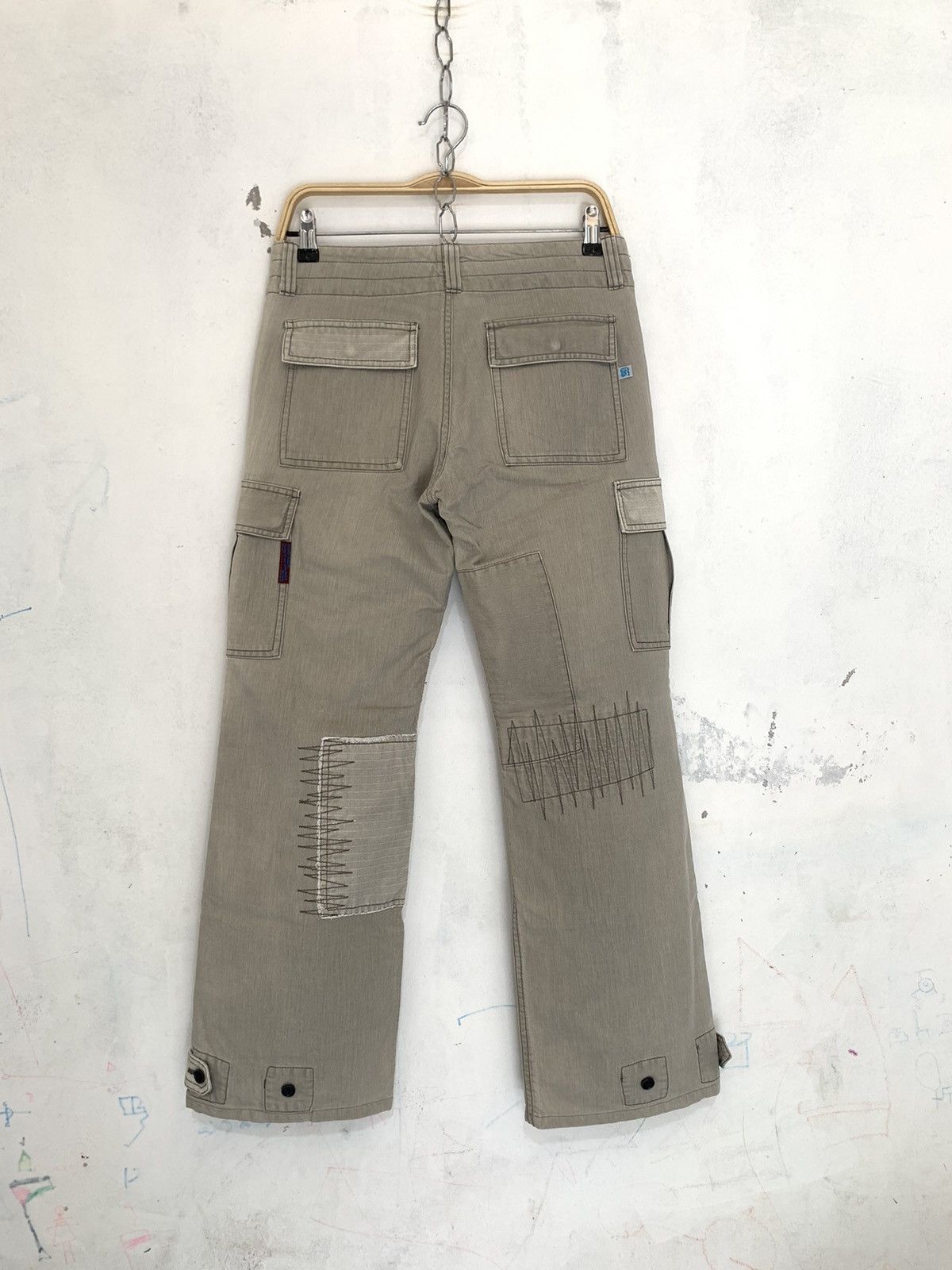 If Six Was Nine 291295 homme patchwork cargo pants Size US 31 - 2 Thumbnail