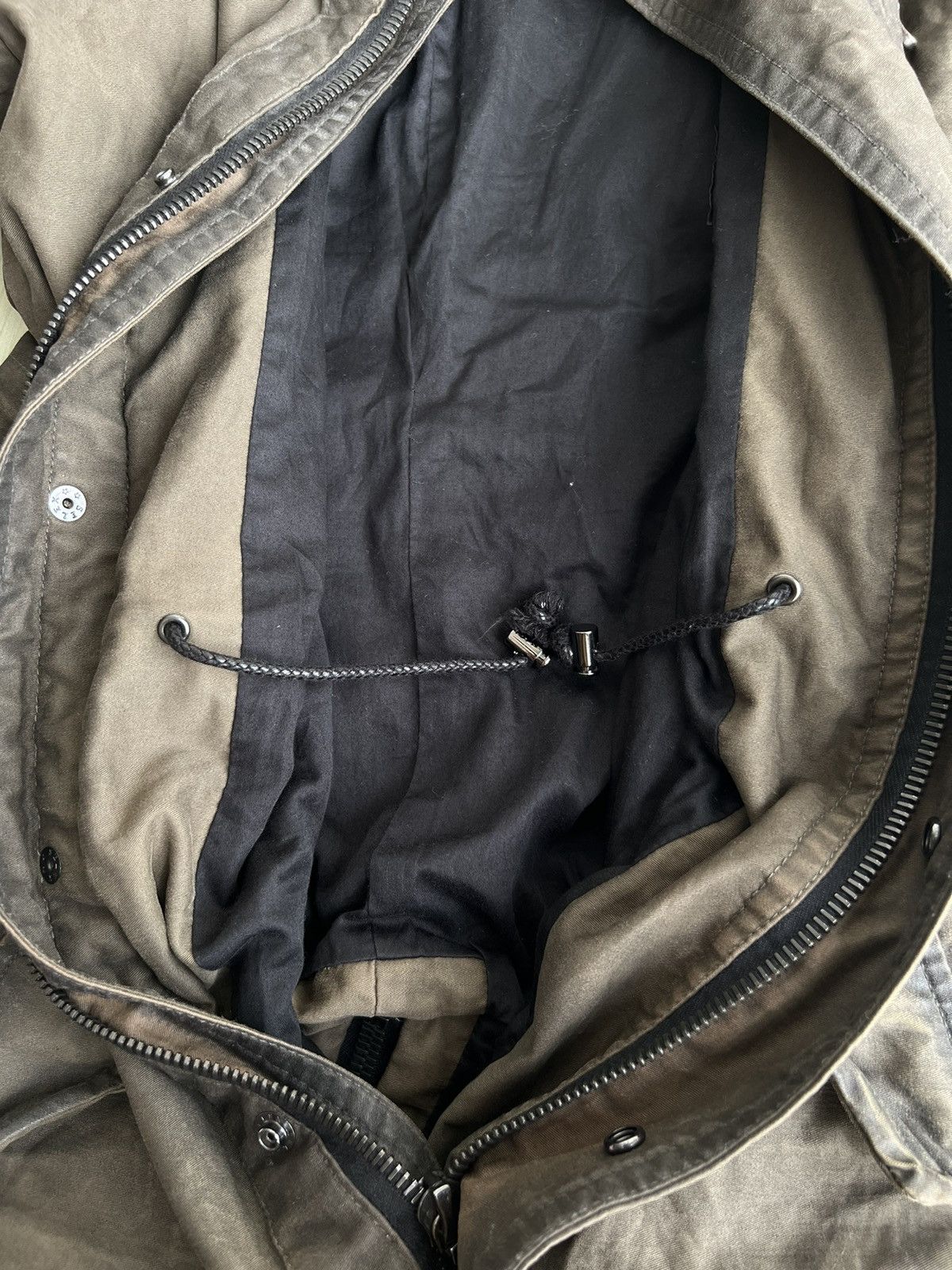 Shellac Y2K Shellac 🇯🇵 Waxed Cotton Post Apocalypse Bono Parka Jacket Size US M / EU 48-50 / 2 - 11 Thumbnail