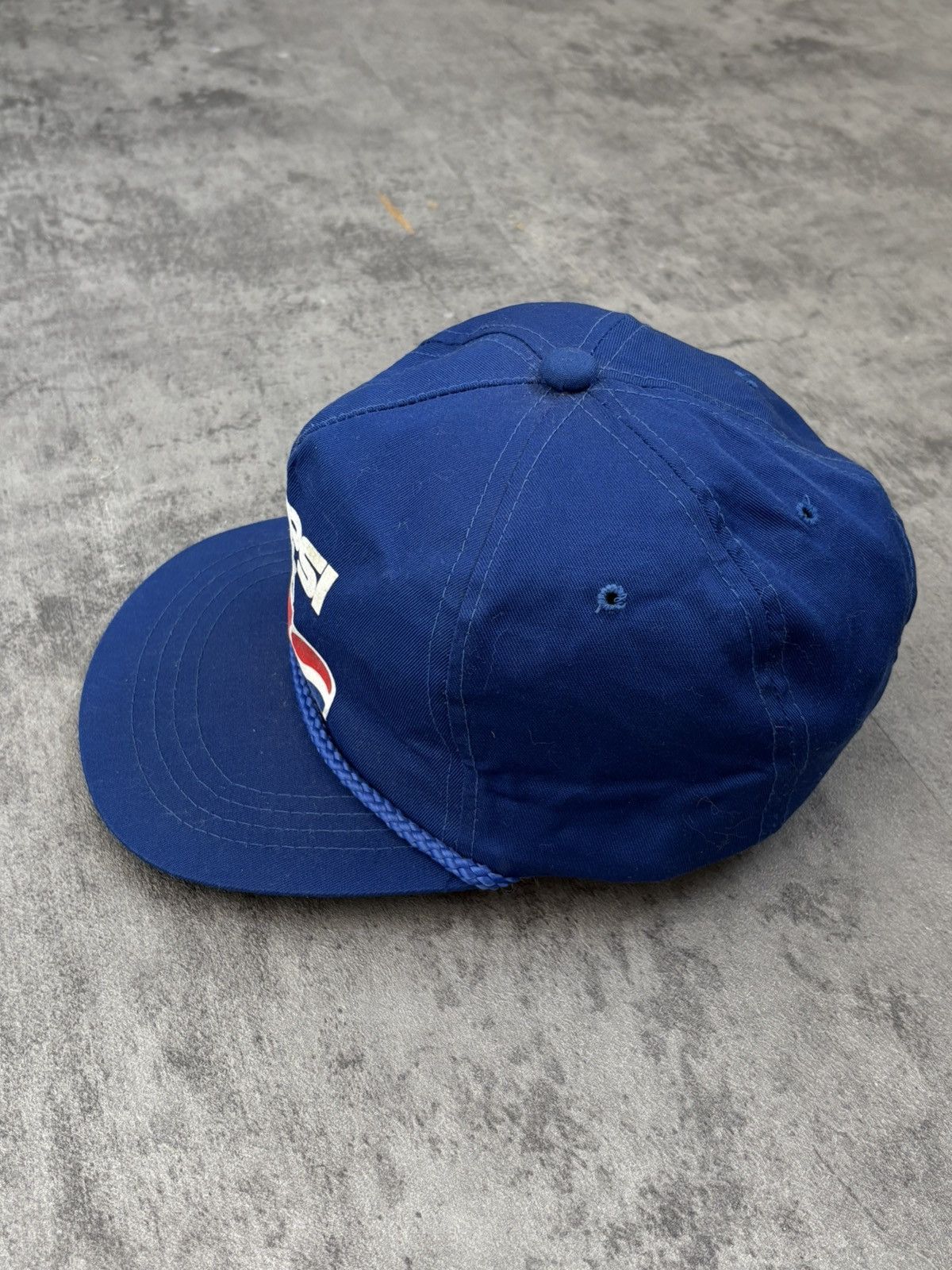 Pepsi Pepsi Soda Pepsi-Cola Pop VINTAGE Trucker Hat Baseball Cap Size ONE SIZE - 5 Thumbnail
