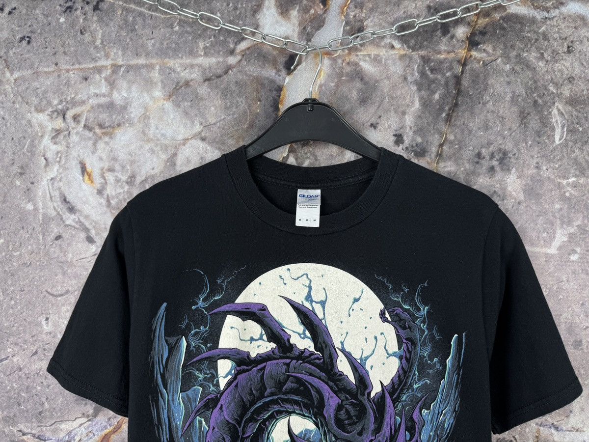 Gildan Hard Times Hydra Dragon Graphic T-Shirt Mythical Creature Size US M / EU 48-50 / 2 - 2 Thumbnail