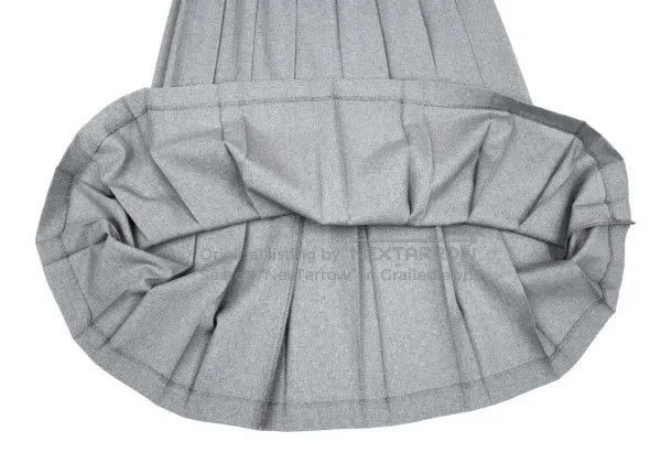 Comme des Garcons Comme Des Garcons size S Gray vintage pleated half-skirt Size 23" - 7 Thumbnail