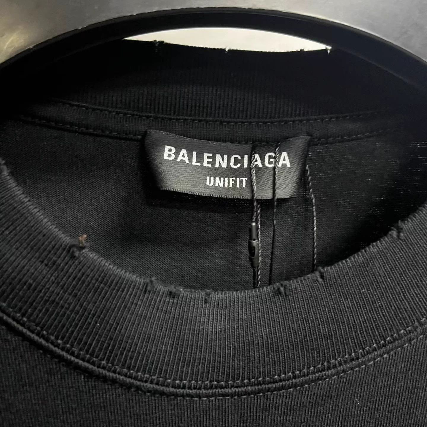 Balenciaga Balenciaga Black Logo Print Crewneck Short-sleeve T-shirt Size US S / EU 44-46 / 1 - 3 Thumbnail