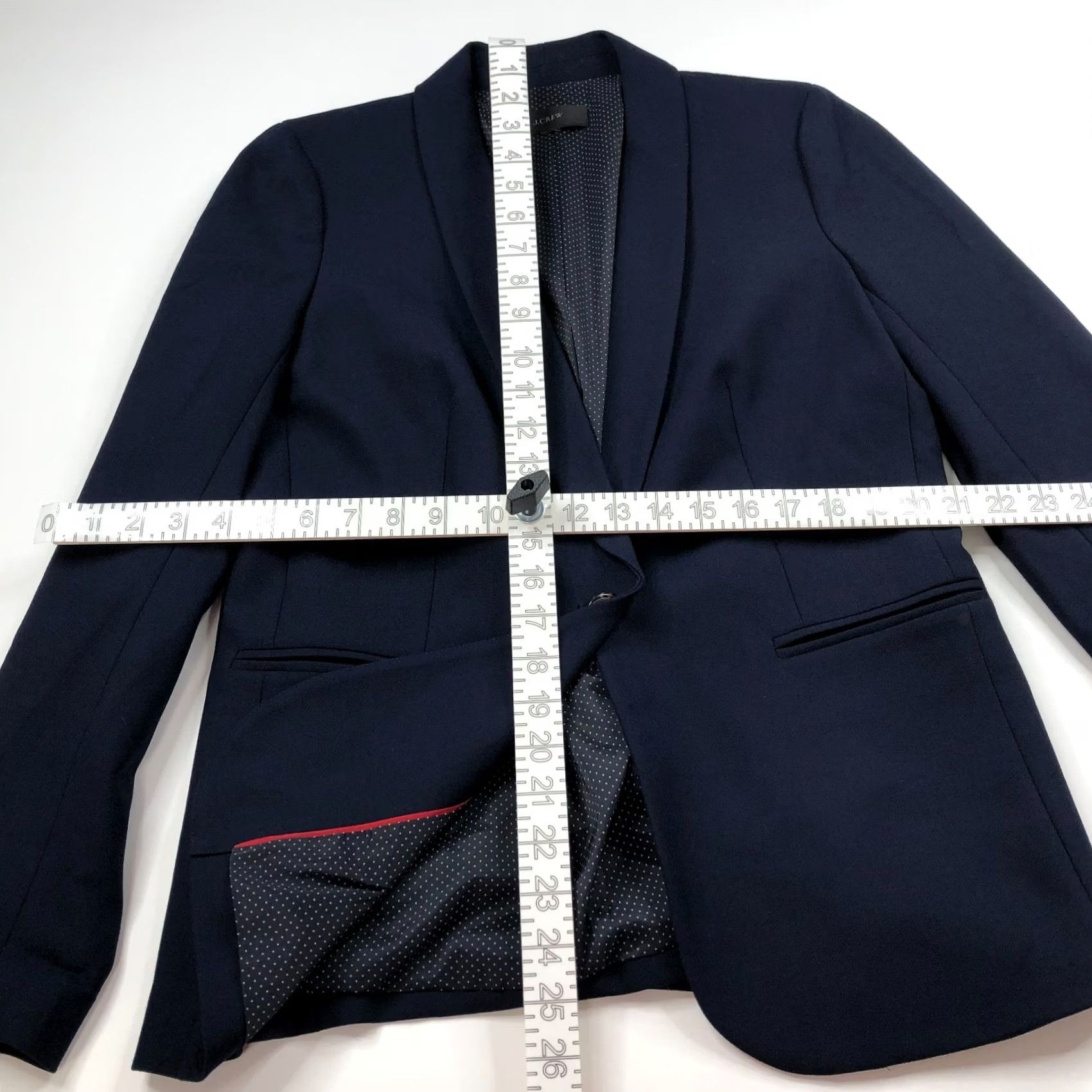 J.Crew J.Crew Parke NO TAG Size 6? 8? 100% Wool Blend Button Blazer Jacket Blue G7726 Blazer Women Mid-Length Wool Blend Button Jacket Blue Size M / US 6-8 / IT 42-44 - 6 Thumbnail