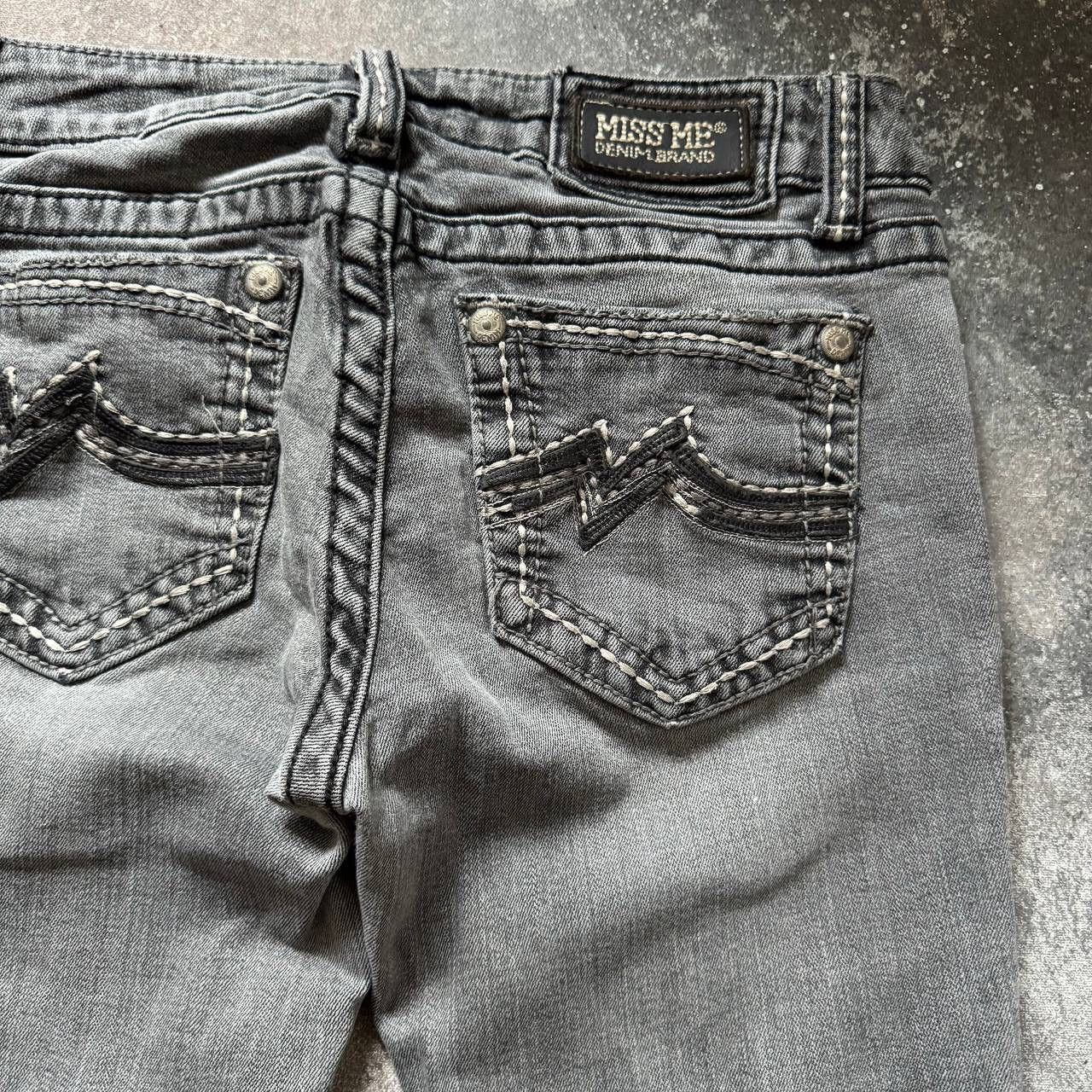 Japanese Brand × Miss Me × Vintage Miss Me Vintage Y2K Gothic Washed Skinny Jeans Size 28" / US 6 / IT 42 - 6 Thumbnail