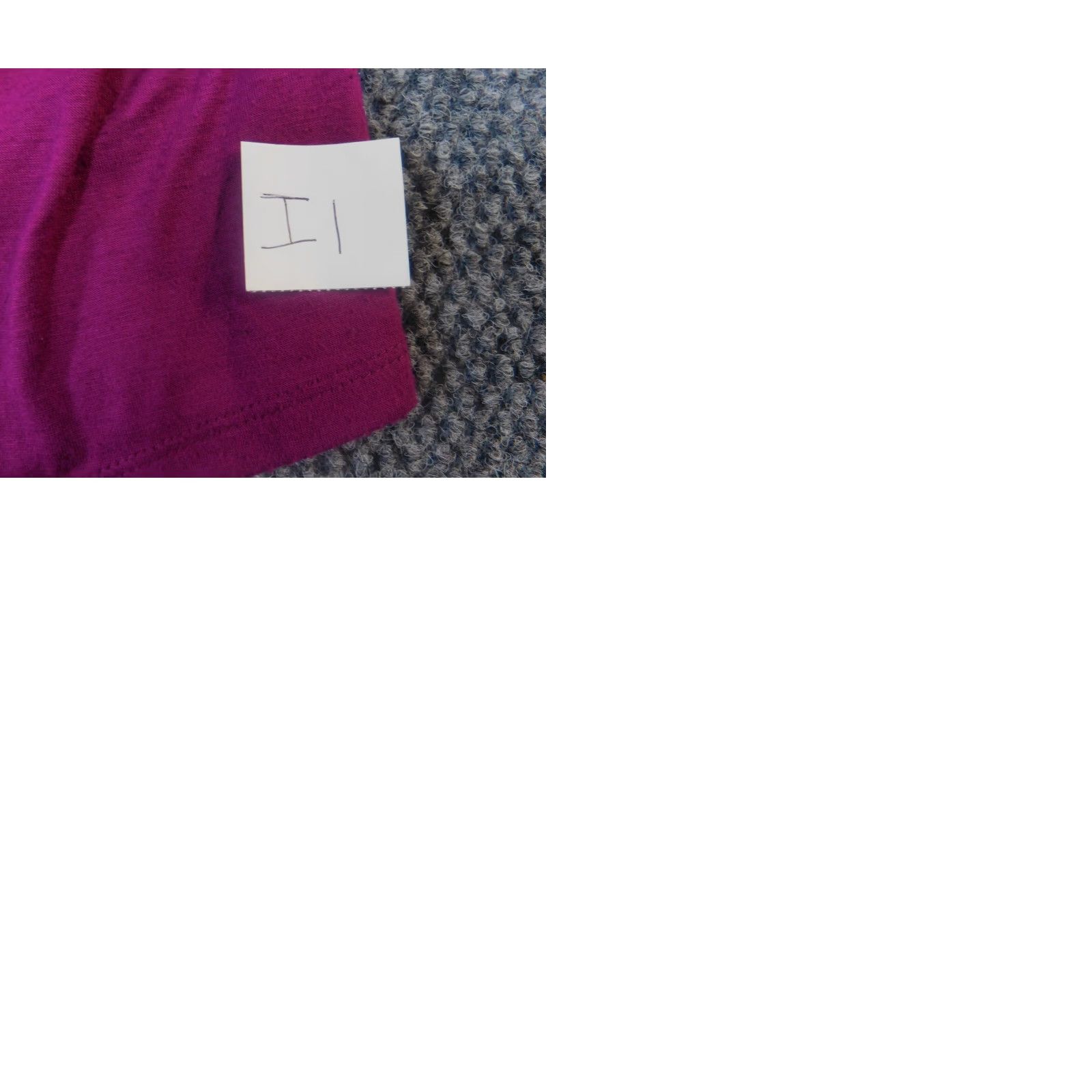 Faded Glory Faded Glory Blouse Shirt 3X Womens Purple Dolman Sleeve Button Collared Tunic Casual Size XXL / US 16-18 / IT 52-54 - 9 Thumbnail