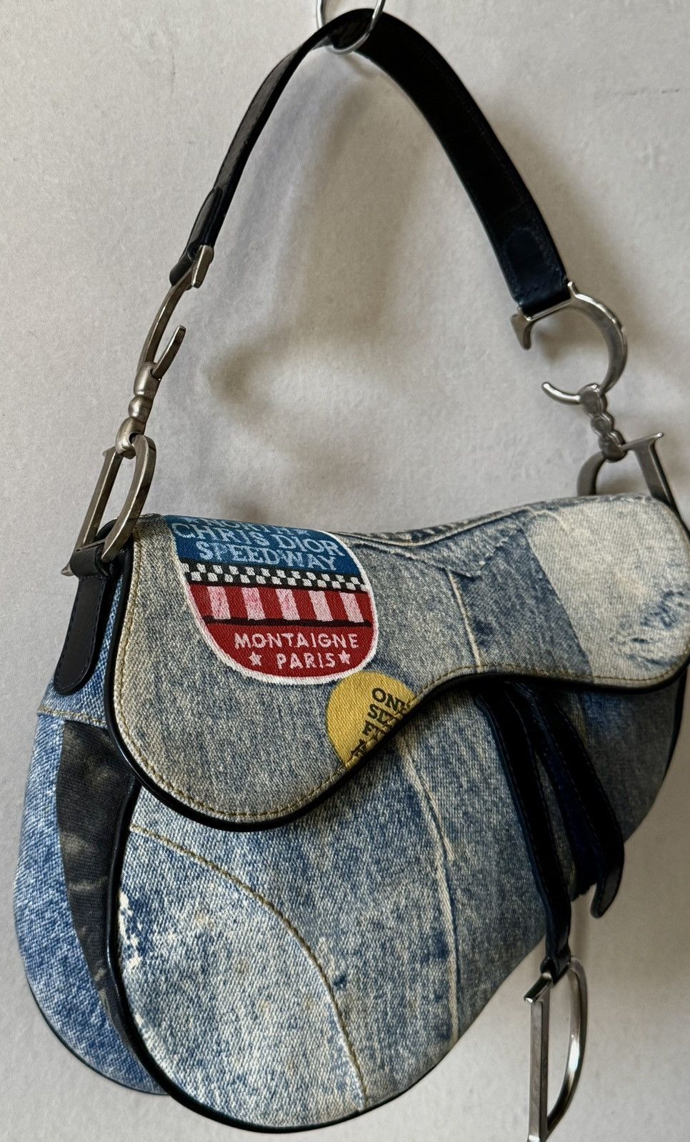 Dior Dior - John Galliano - SS2001 - Speedy way Denim -Saddle Bag Size ONE SIZE - 3 Thumbnail