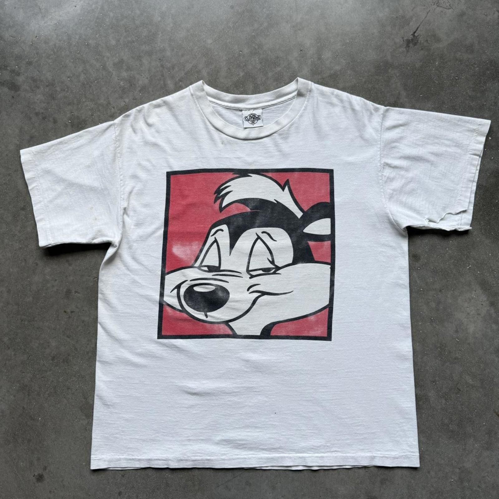 Other Pepe Le Pew 1991 Vintage Graphic T-shirt Size US L / EU 52-54 / 3 - 1 Thumbnail
