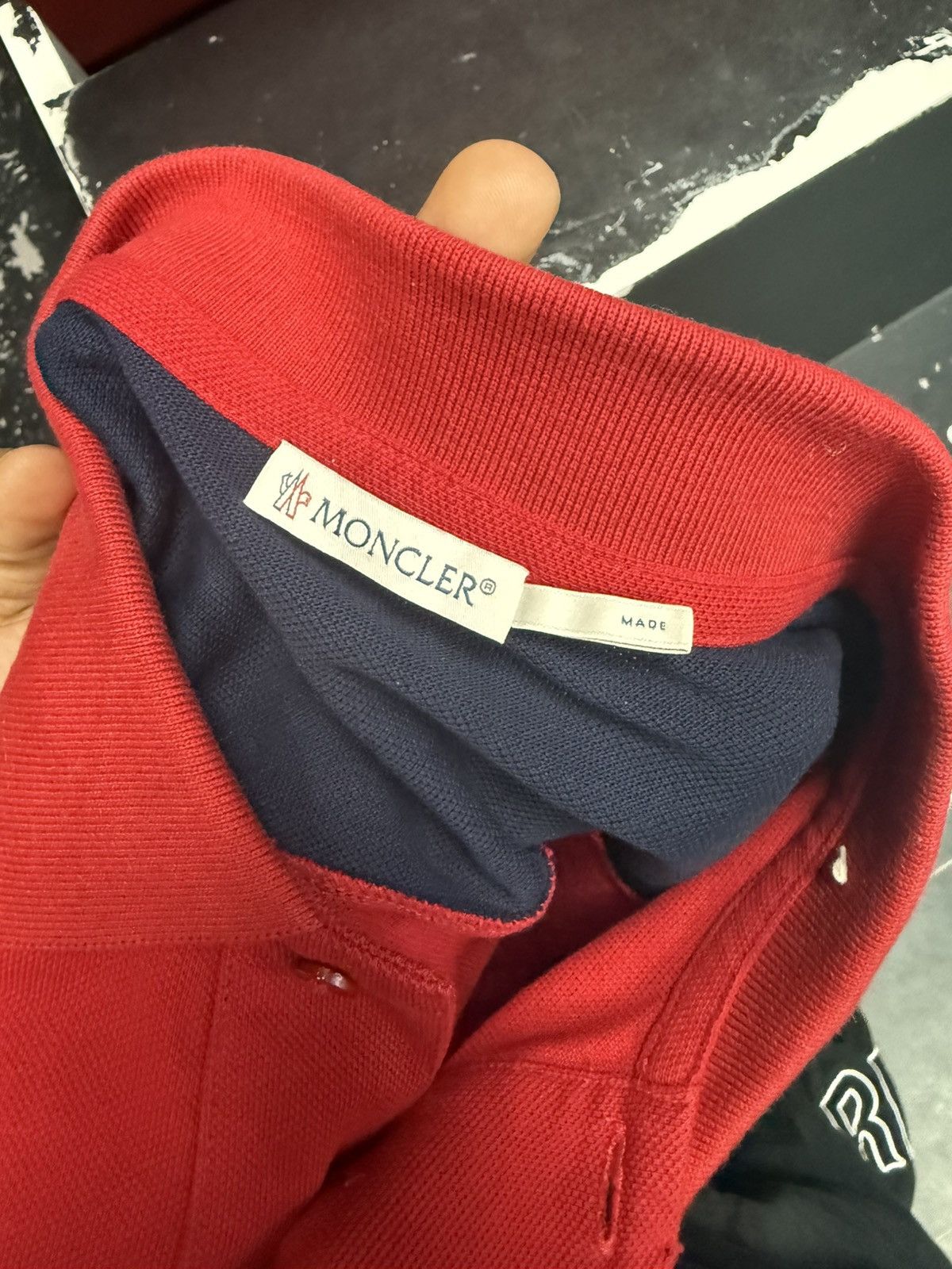 Moncler Moncler red polo shirt Size US S / EU 44-46 / 1 - 4 Thumbnail