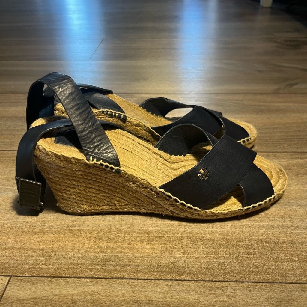 Tory Burch Tory Burch Bima Wedge Espadrille Sandal Women Size 11 Size US 11 / IT 41 - 4 Thumbnail