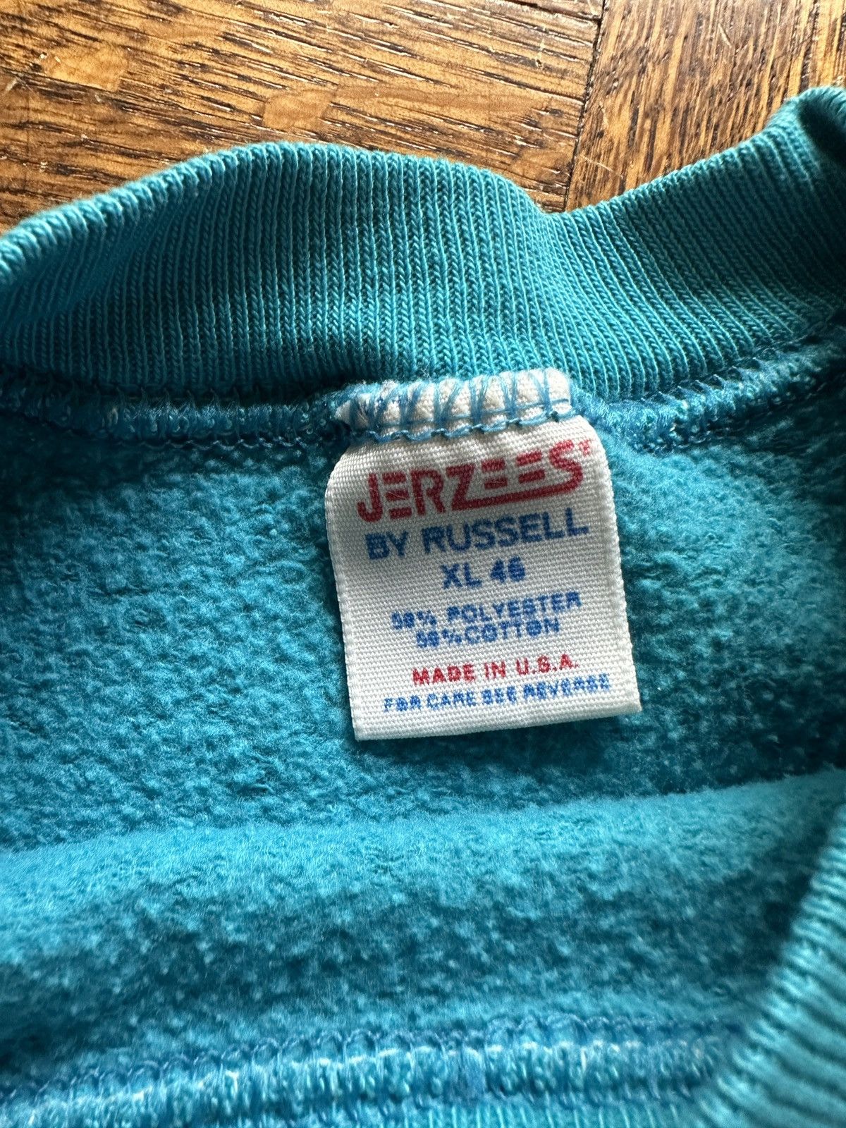 Russell Athletic Vintage 80s "What are you Staring at Dickhead" Sweatshirt Size US XL / EU 56 / 4 - 2 Thumbnail