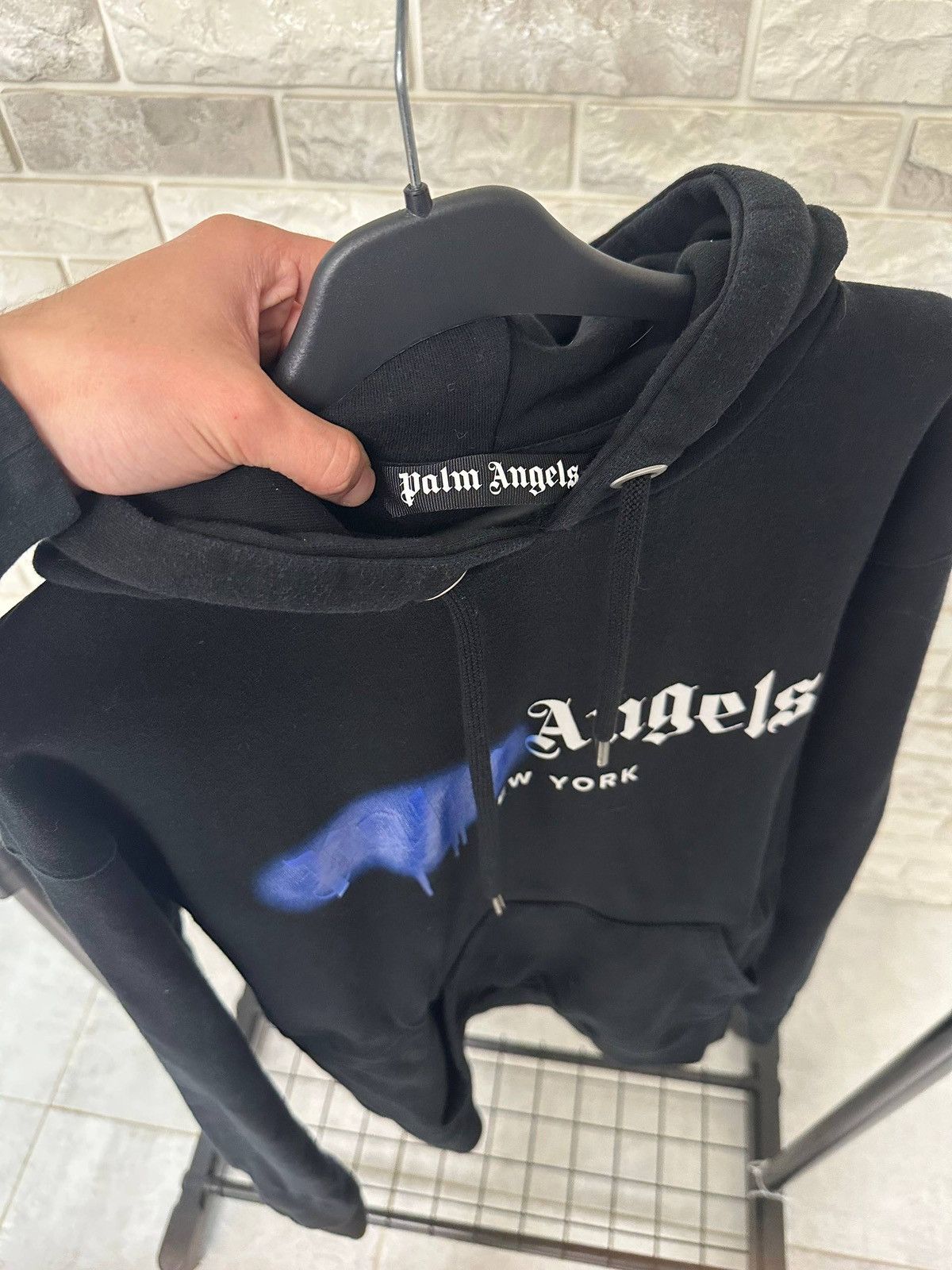 Palm Angels Palm Angels Sprayed Hoodie Size US XS / EU 42 / 0 - 3 Thumbnail