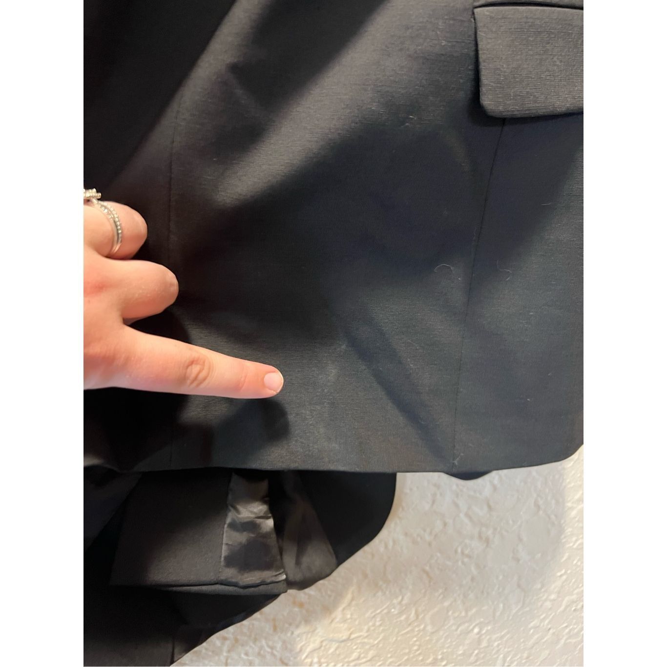 Michael Kors Michael Michael Kors Black Tux Top Men’s Size 50R 54% Polyes Size 50R - 16 Thumbnail