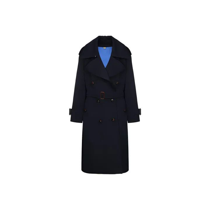 Burberry Burberry Double-Breasted Long Sleeve Coat 0079 Size M / US 6-8 / IT 42-44 - 1 Thumbnail