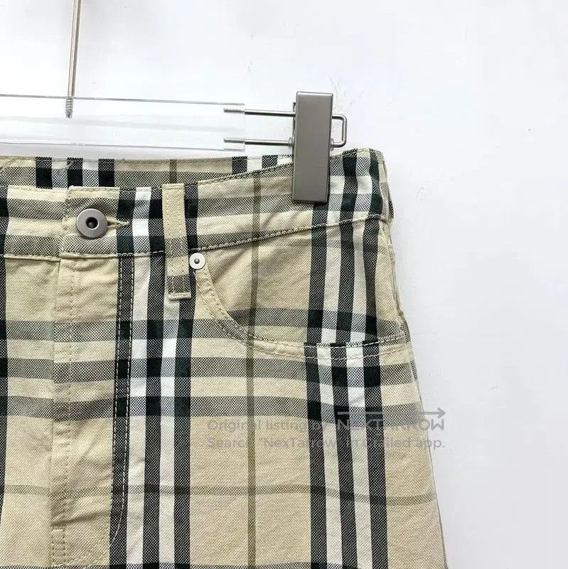 Burberry Burberry Khaki Cotton Women's Skirt. Size 23" - 2 Thumbnail