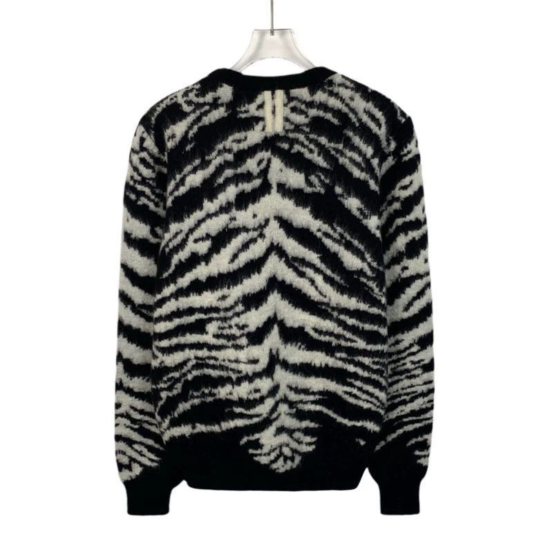 Saint Laurent Paris Saint Laurent Black and White Knit Sweater-2507 Size US S / EU 44-46 / 1 - 8 Thumbnail
