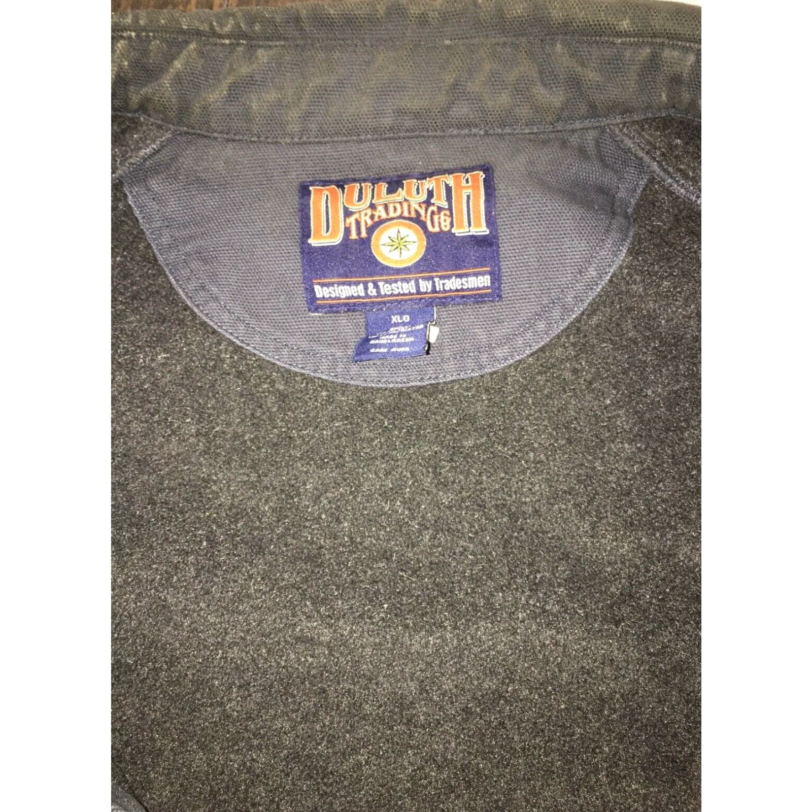 Duluth Trading Company VINTAGE Duluth Trading Company Work Canvas Shirt Jacket Men XL Grayish Blue | Heavy Durable Outer Shell Size US XL / EU 56 / 4 - 8 Thumbnail