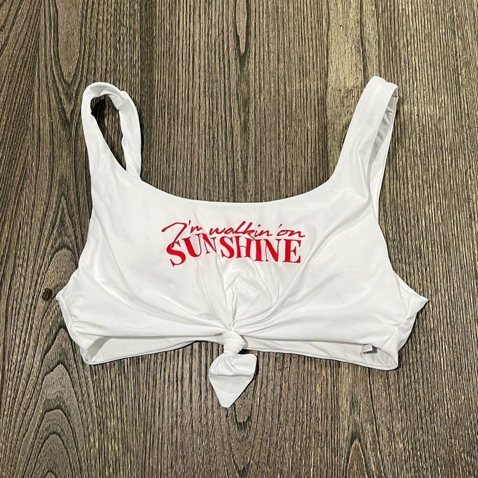 Vintage NWOT Banana Moon Bikini Tank Beachbabe Nouo Bralette Size L Size L / US 10 / IT 46 - 1 Thumbnail