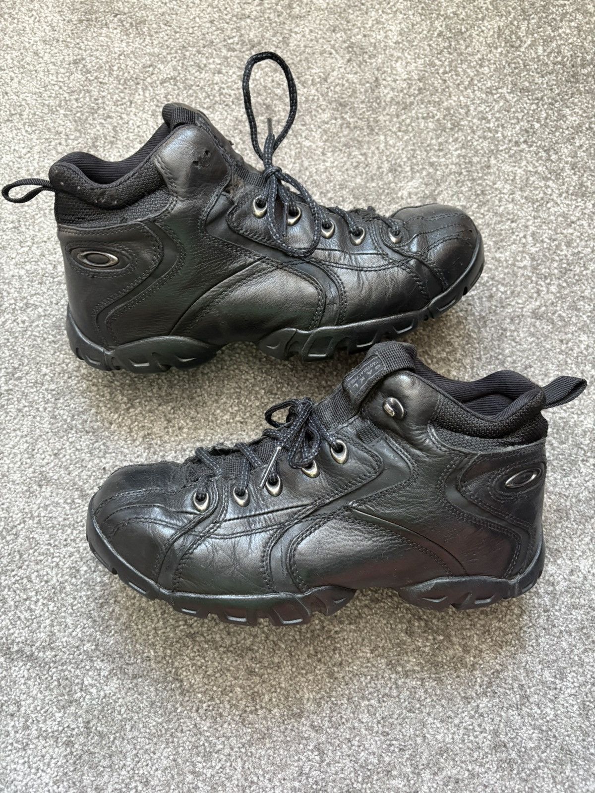 Vintage Oakley Flak Leather Tactical Field Black 2000s Boots Size US 9 / EU 42 - 1 Thumbnail