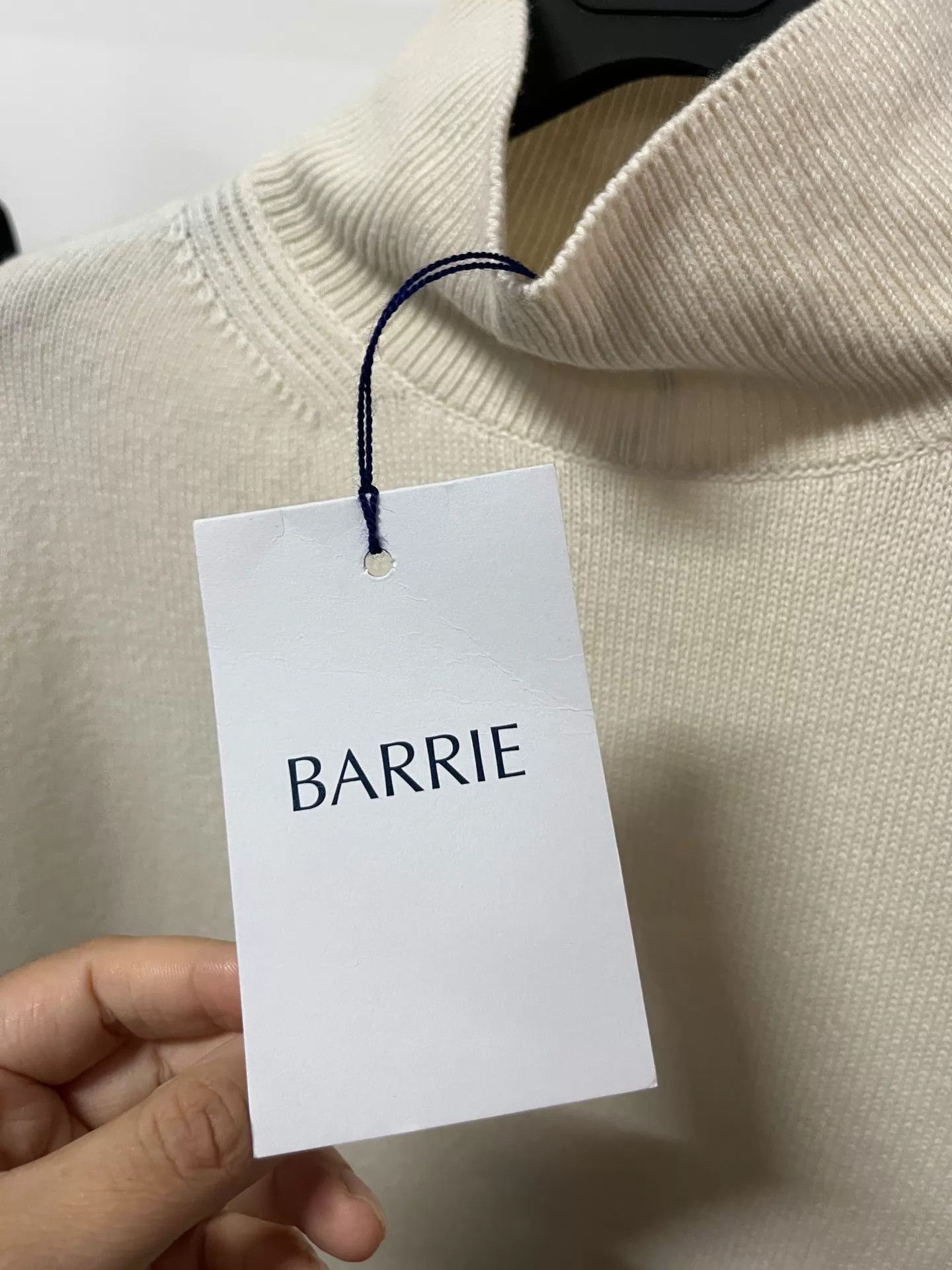 Barrie 100% Cashmere Sweater L Scotland in Beige, Men's — image 4 of 4