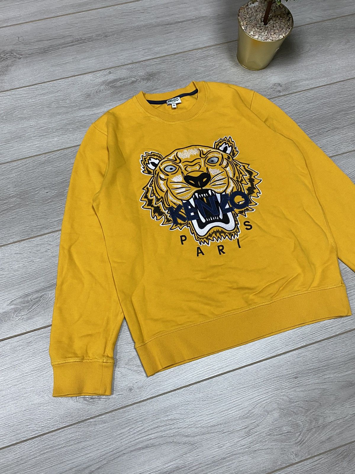 Kenzo Kenzo Paris tiger 🐯 big logo sweatshirt Size US M / EU 48-50 / 2 - 2 Thumbnail
