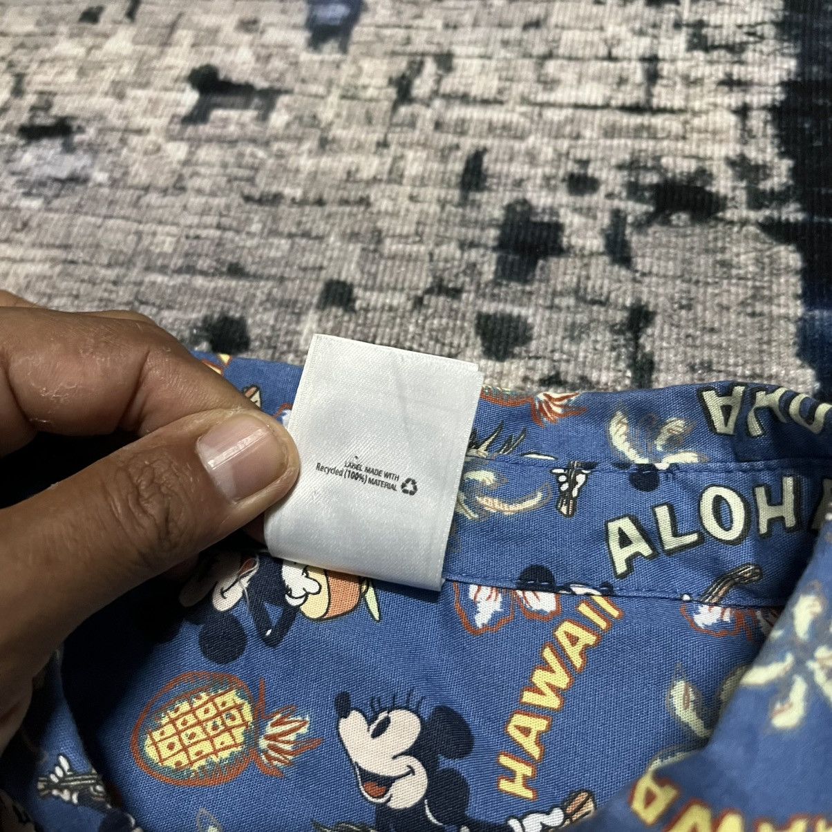 Mickey Mouse 🔥Vintage Mickey Mouse Hawaii Aloha Full Print Button Up Tee Size US L / EU 52-54 / 3 - 7 Thumbnail