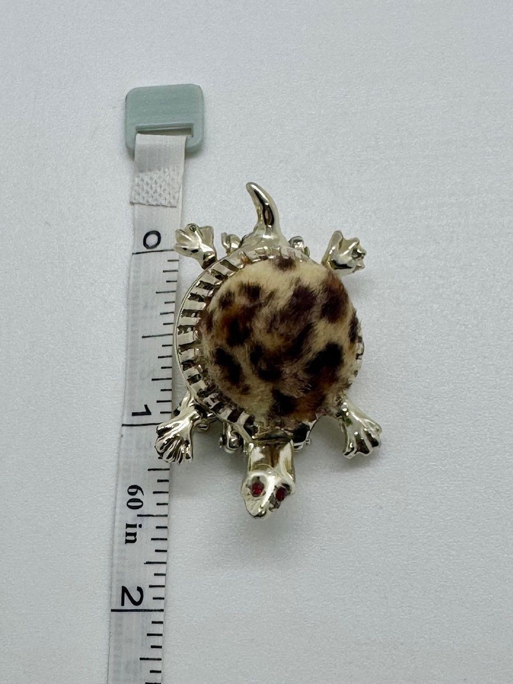 Other Vintage Turtle Trinket Box Brooch 1960's Hinged Opening Size ONE SIZE - 4 Thumbnail