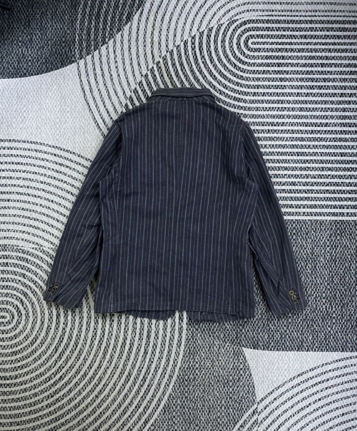 45rpm Vintage 45RPM Double Collar Striped Jacket Size US M / EU 48-50 / 2 - 2 Thumbnail