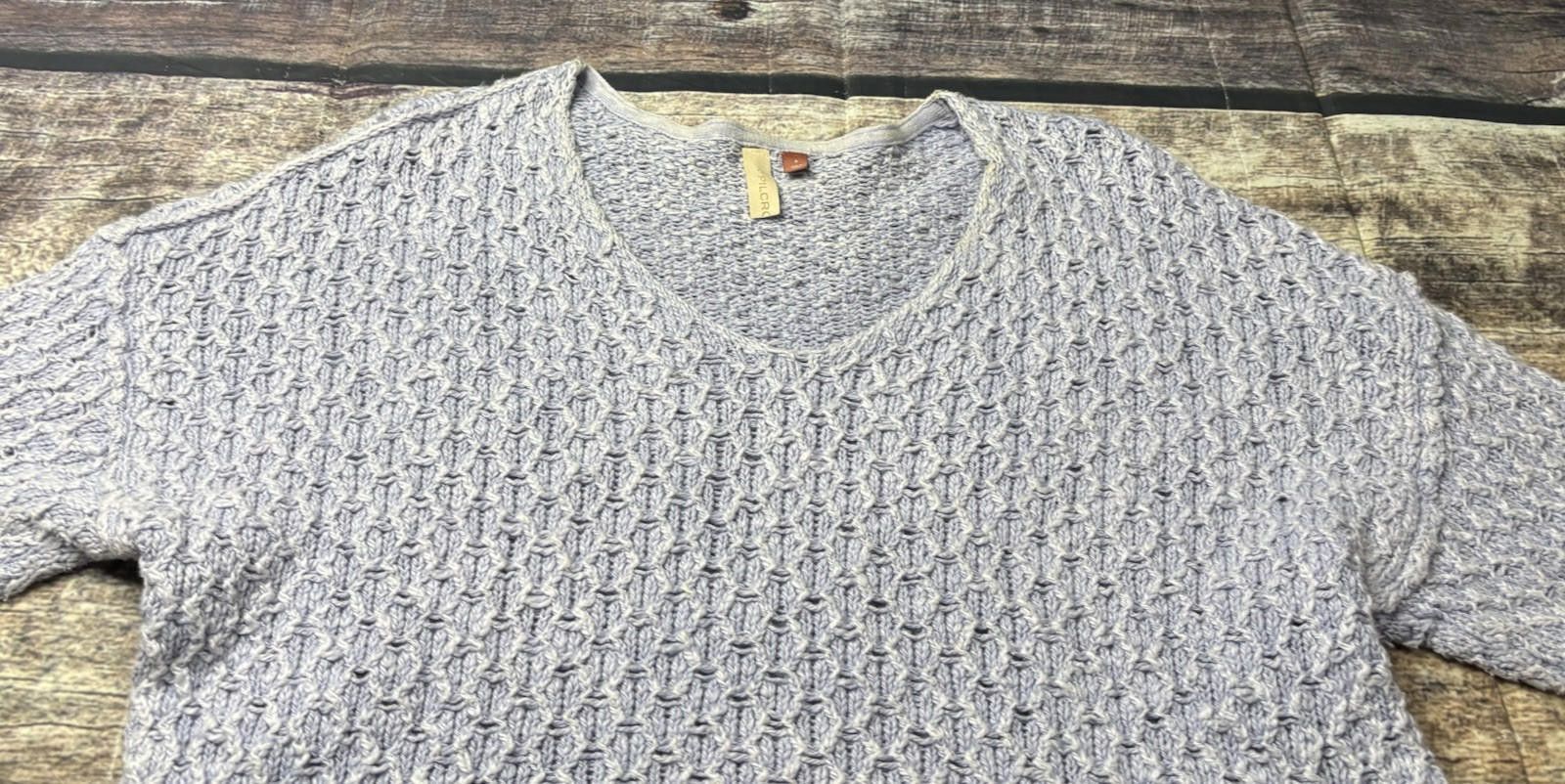 Anthropologie Anthropologie Pilcro Sweater Women's Small Chunky Lavender Size S / US 4 / IT 40 - 4 Thumbnail