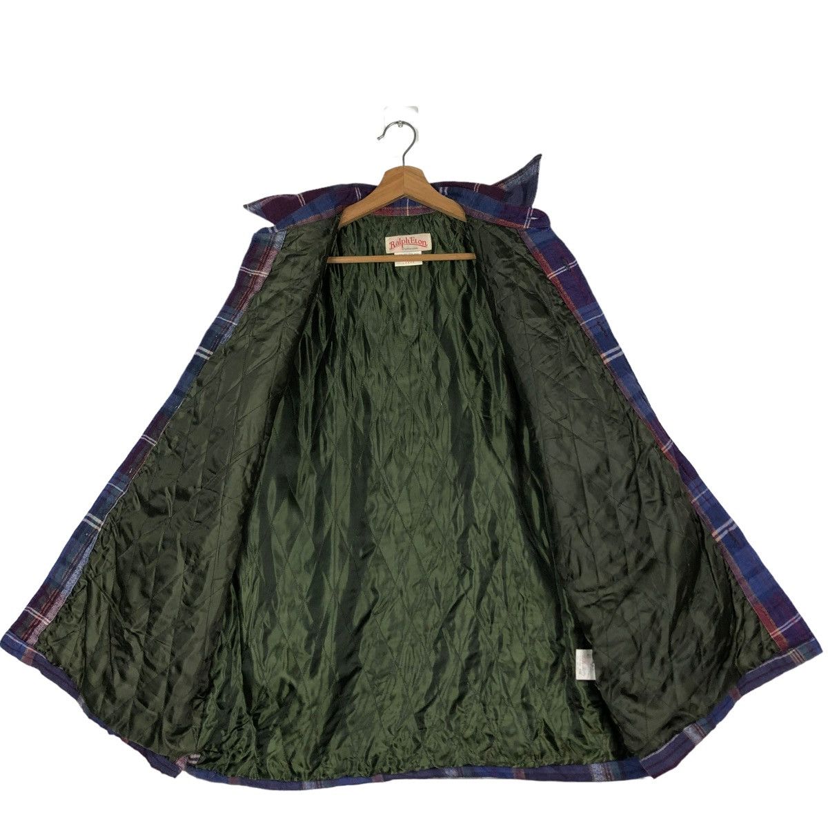 Japanese Brand 🔥VINTAGE CHORE JACKET RALPH ETON TARTAN DESIGN Size US L / EU 52-54 / 3 - 13 Thumbnail