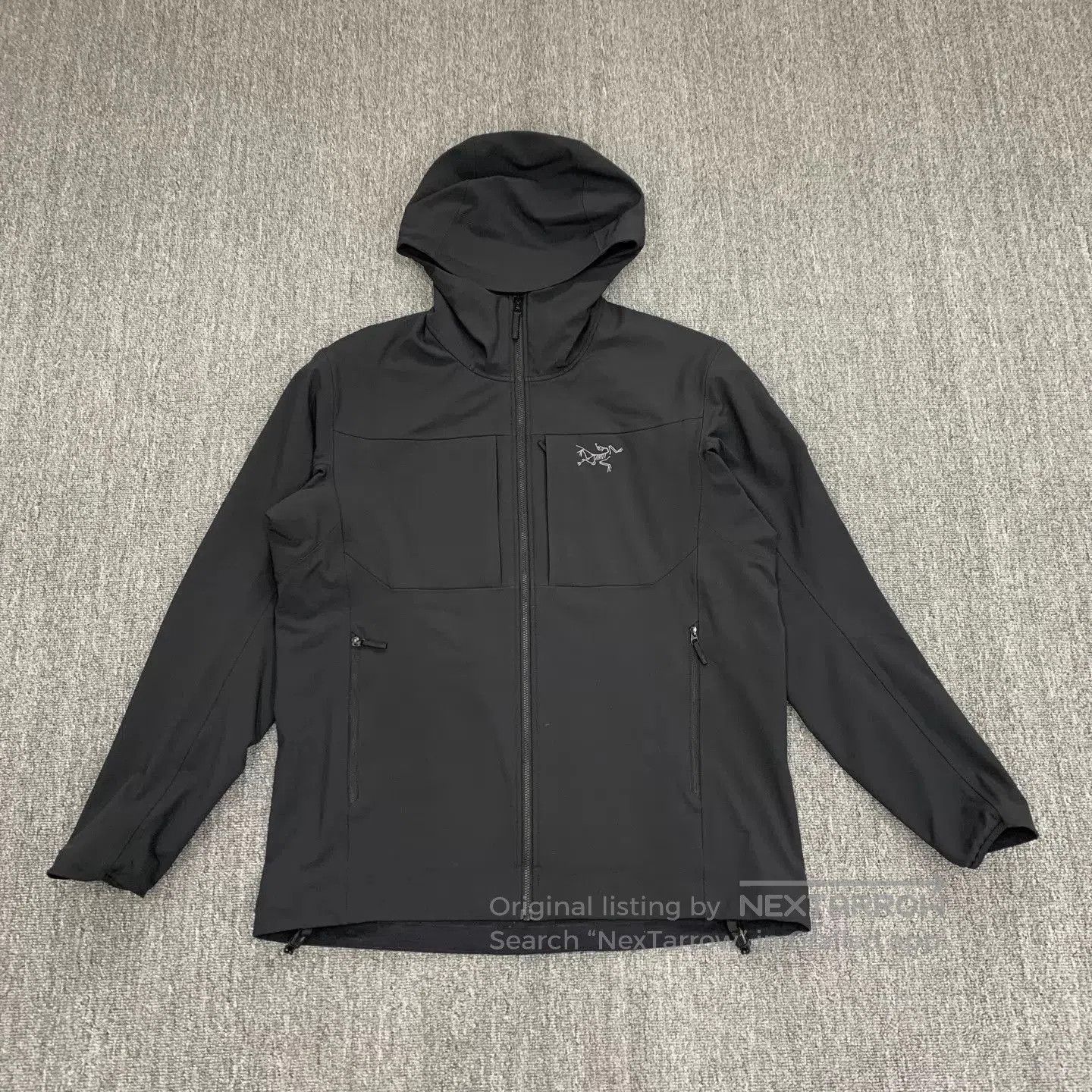 Arc'teryx Black Hooded Light Jacket . Size US L / EU 52-54 / 3 - 1 Thumbnail