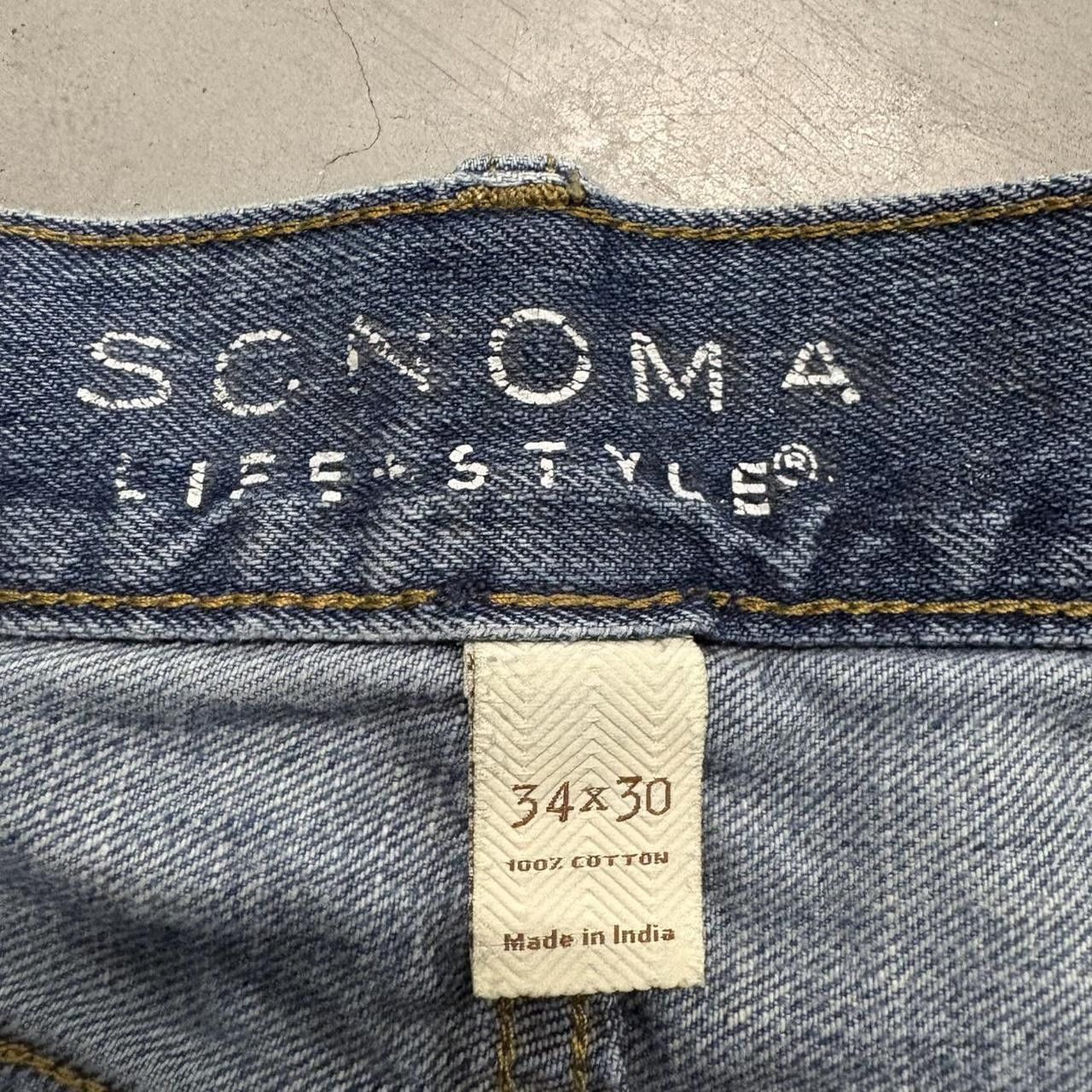 Vintage Crazy Vintage Y2K/2000s Super Baggy Skater Streetwear Ripped Medium Wash Denim Jeans! Size US 34 / EU 50 - 8 Thumbnail