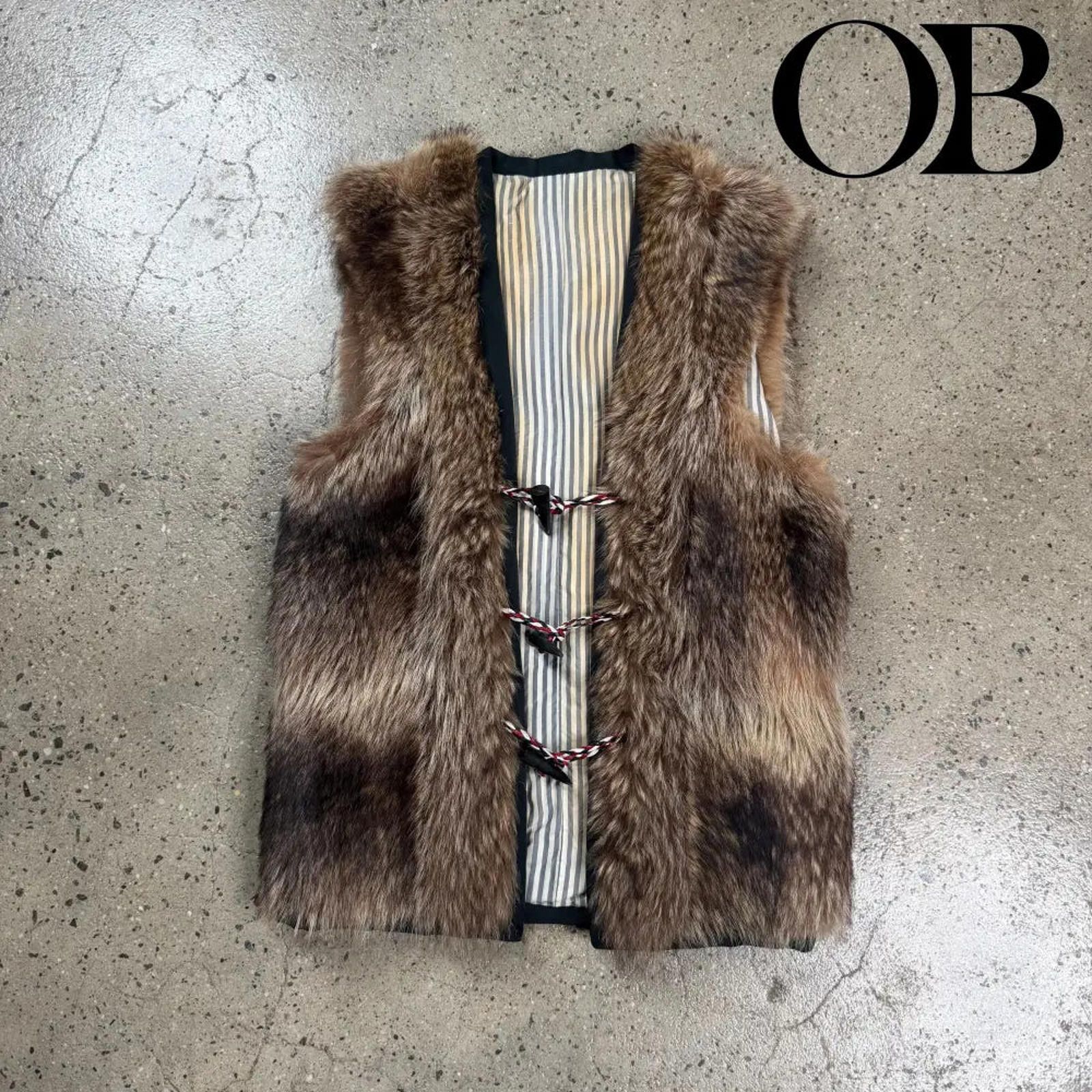 Thom Browne Thom Browne Raccoon Fur Vest Size US S / EU 44-46 / 1 - 1 Thumbnail