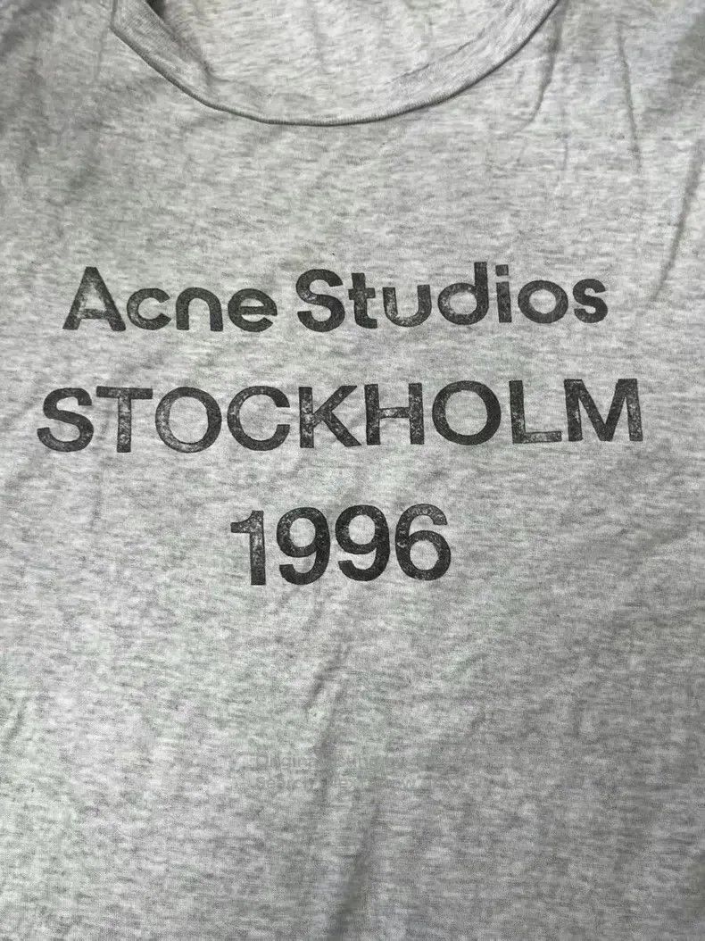 Acne Studios Acne Studios Logo Print Off-Shoulder Loose Fit Solid Color Size US M / EU 48-50 / 2 - 3 Thumbnail