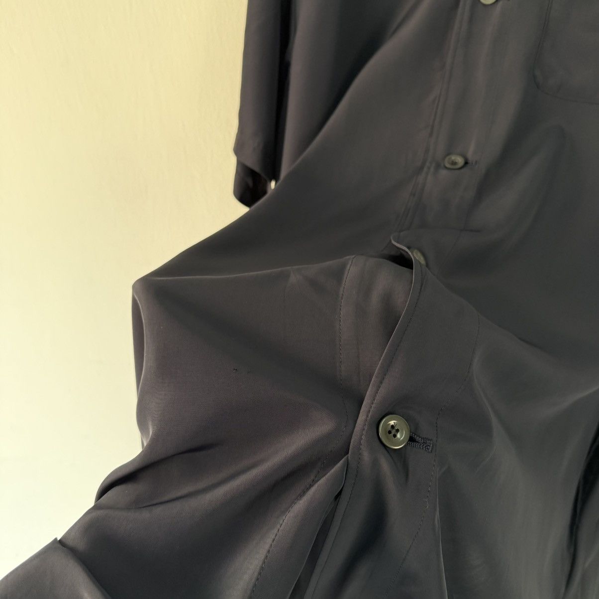Y's Y’s Satin Coat By Yohji Yamamoto Size ONE SIZE - 9 Thumbnail