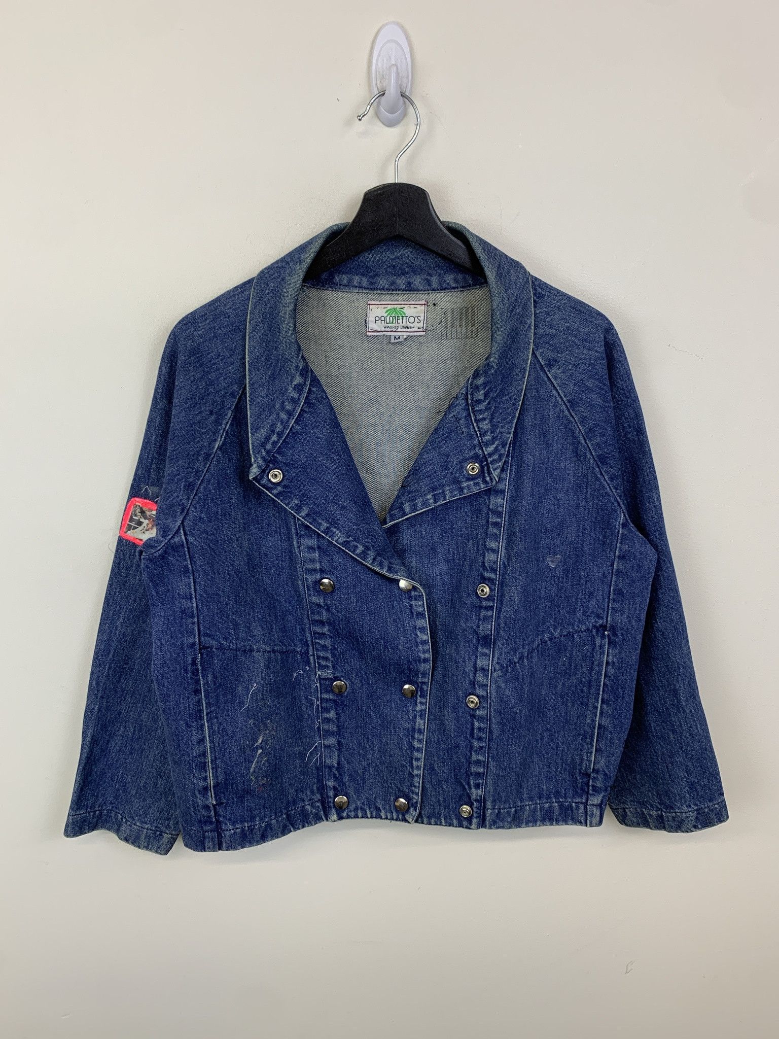Band Tees Vintage Denim Jacket 1990s Elton John Porn Star Denim Jacket Size S (M) Size US S / EU 44-46 / 1 - 1 Thumbnail