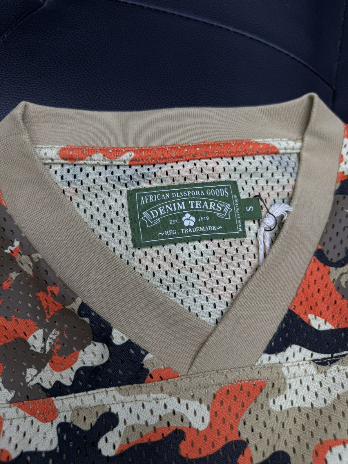DENIM TEARS Denim Tears Tan Orange Cotton Wreath Hoodie Size Small New Size US S / EU 44-46 / 1 - 7 Thumbnail