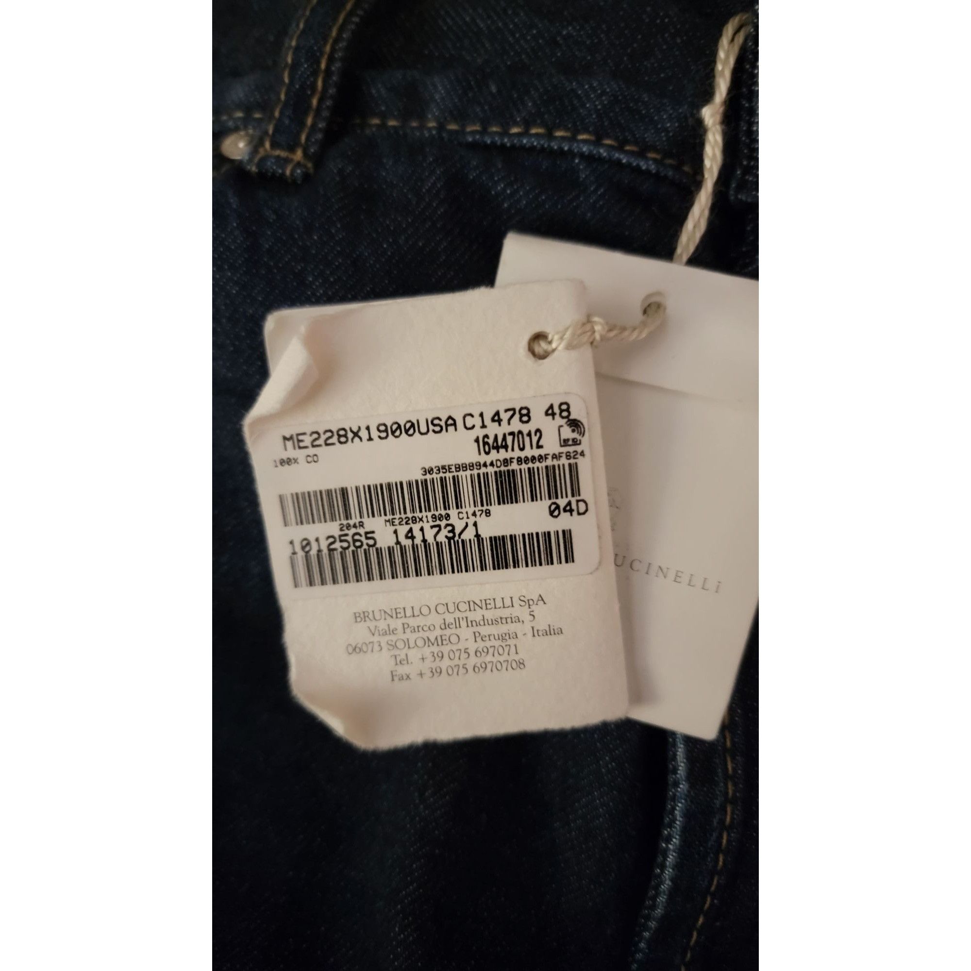Brunello Cucinelli Brunello Cucinelli Luxury Denim Jeans Leisure Fit IT 48 (34W Size US 34 / EU 50 - 10 Thumbnail
