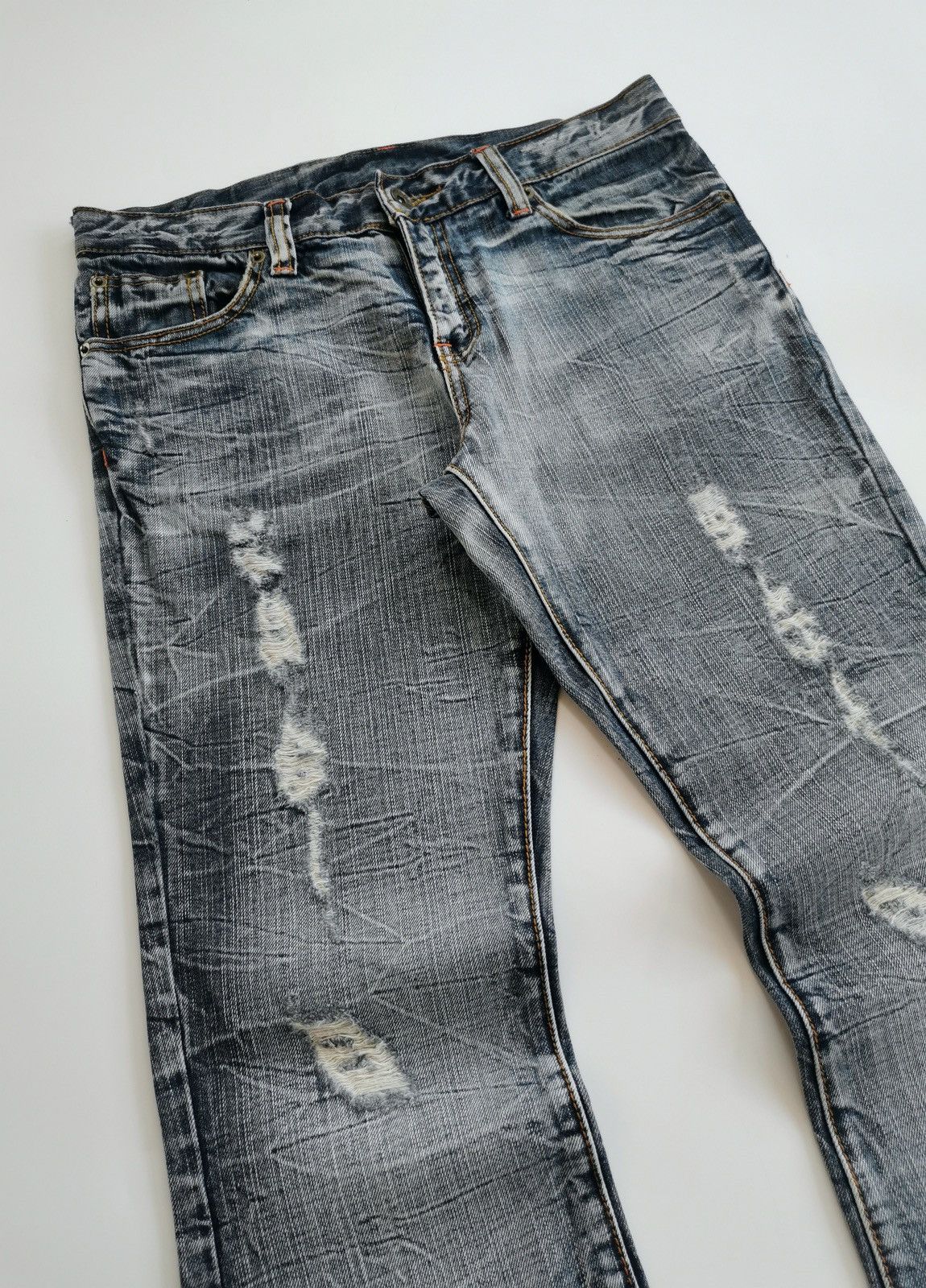 semanticdesign Bootcut Semanticdesign Claws Fade Distressed Denim Jeans Size US 31 - 7 Thumbnail