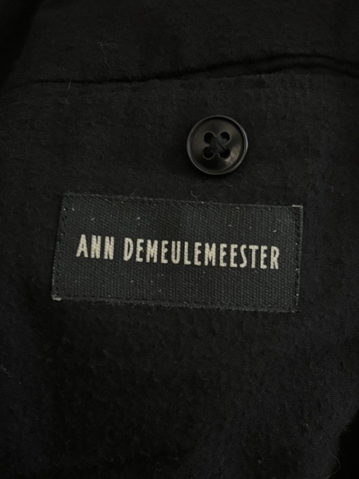 Ann Demeulemeester Ann Demeulemeester | 2006 Distressed Snowflake Suit Jacket Size 46R - 9 Thumbnail
